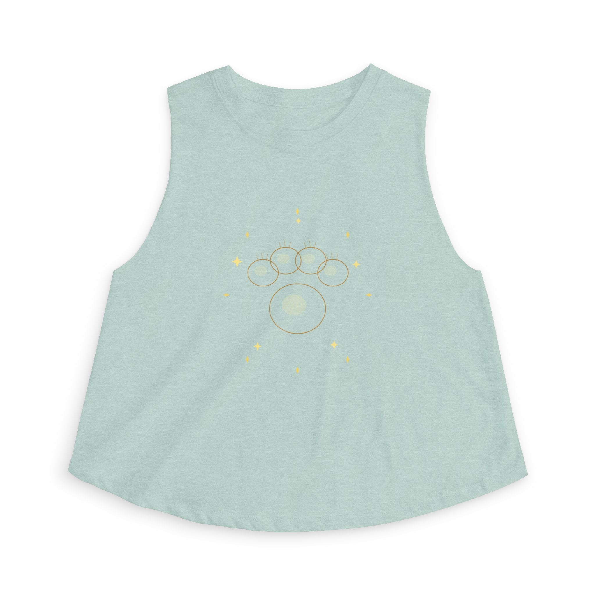 Golden Paw Celestial Crop Top | FurEverLoved