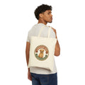Labrador Dad Tote Bag — My Therapist Has Four Legs | Vintage Badge Lab Dad Canvas Tote | FurEverLoved