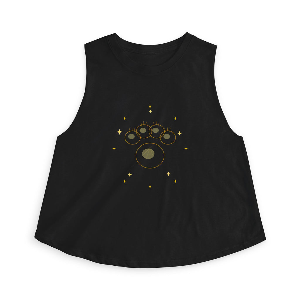 Golden Paw Celestial Crop Top | FurEverLoved