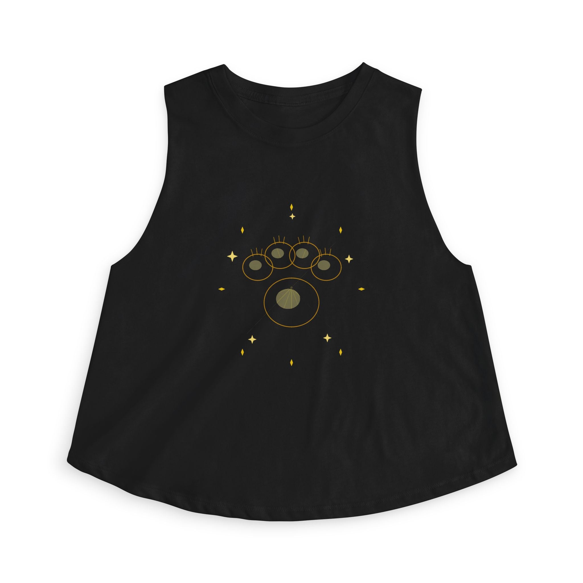 Golden Paw Celestial Crop Top | FurEverLoved