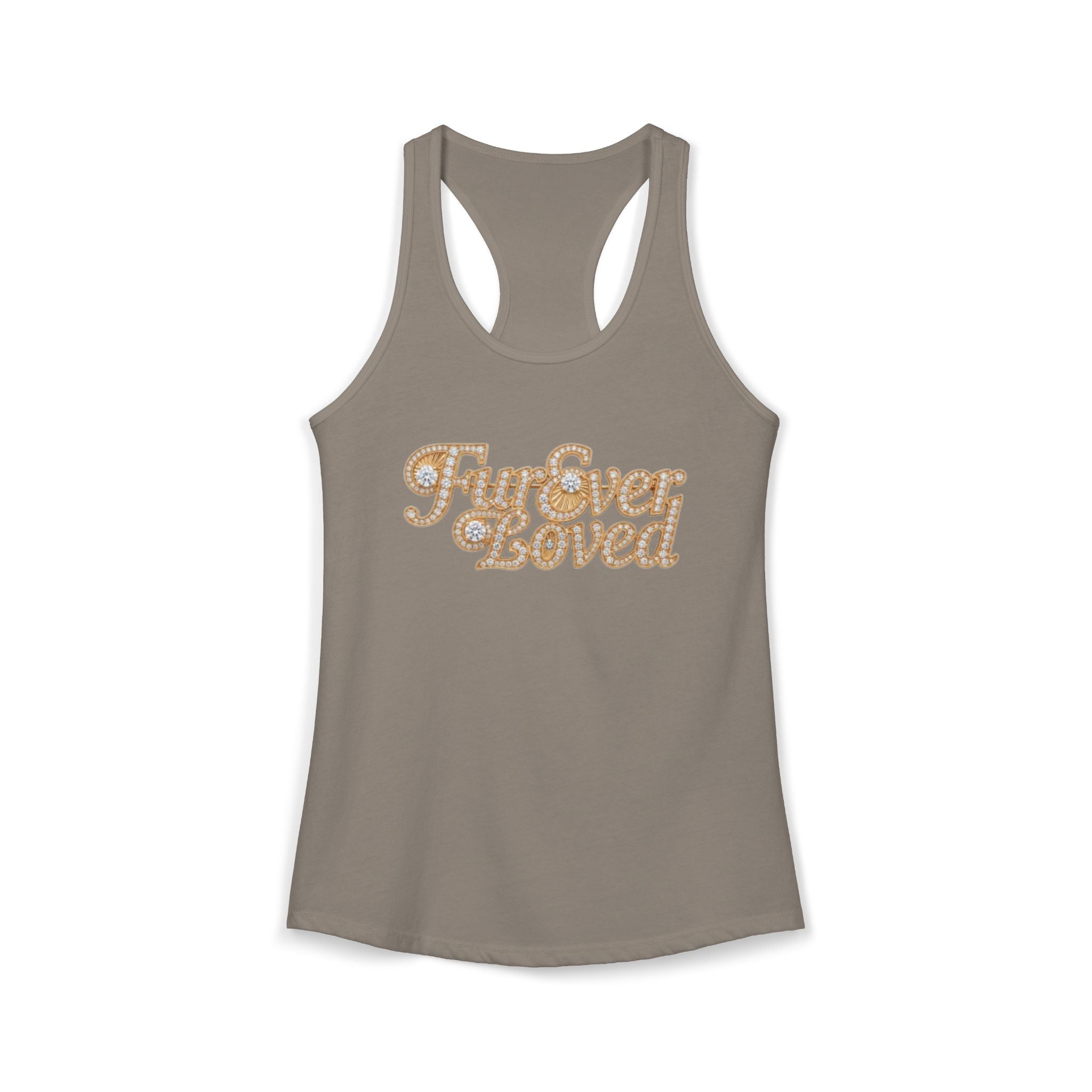 Fur Ever Loved Racerback Tank — Women's Dog Lover Graphic Tank Top | FurEverLoved