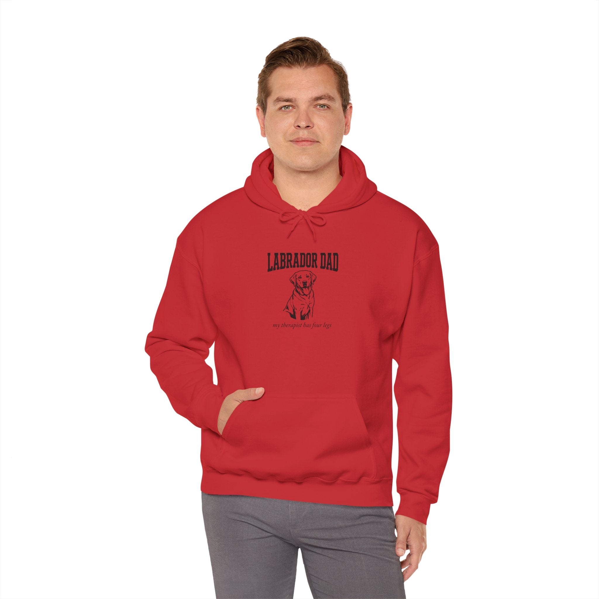 Labrador Dad Hoodie — My Therapist Has Four Legs | Classic Lab Dad Sweatshirt | FurEverLoved