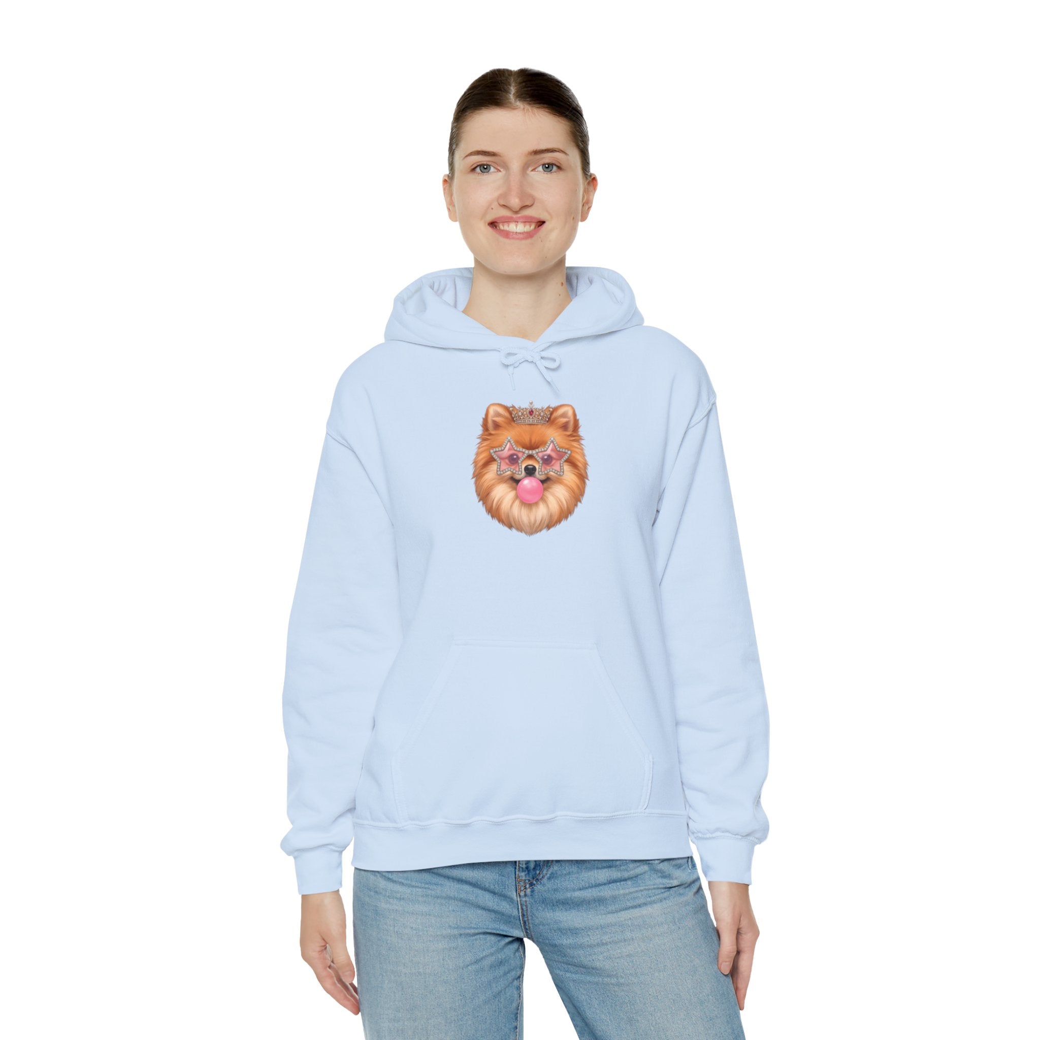 Sassy Pomeranian Hoodie — Bubblegum Pom Dog Mom Sweatshirt | FurEverLoved