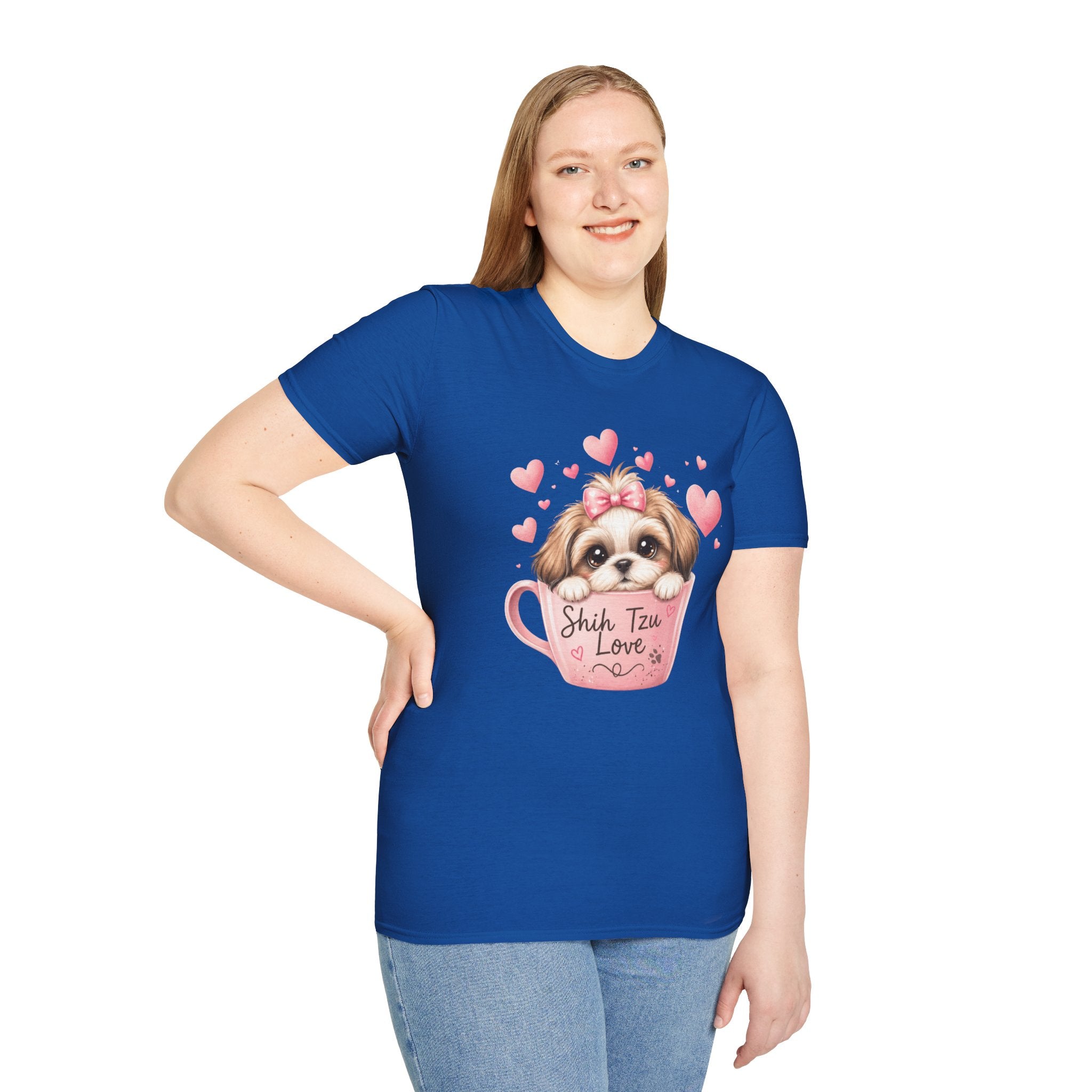 Shih Tzu Love T-Shirt — Kawaii Coquette Dog Mom Tee | FurEverLoved