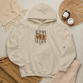 Dog Mom Gift Hoodie — Autumn Season Cozy Puppy Trio Fall Pullover | FurEverLoved