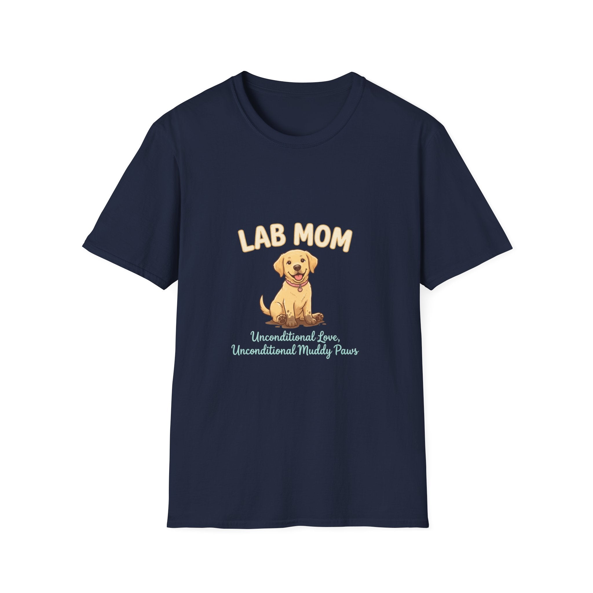 Lab Mom T-Shirt — Unconditional Love, Unconditional Muddy Paws | Labrador Mom Gift | FurEverLoved