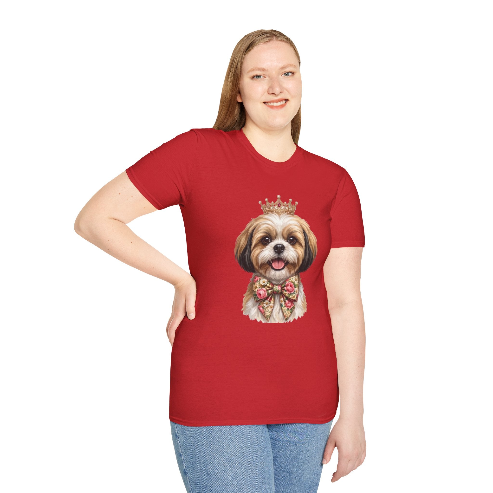 Shih Tzu Queen T-Shirt — Crown Dog Mom Tee | FurEverLoved