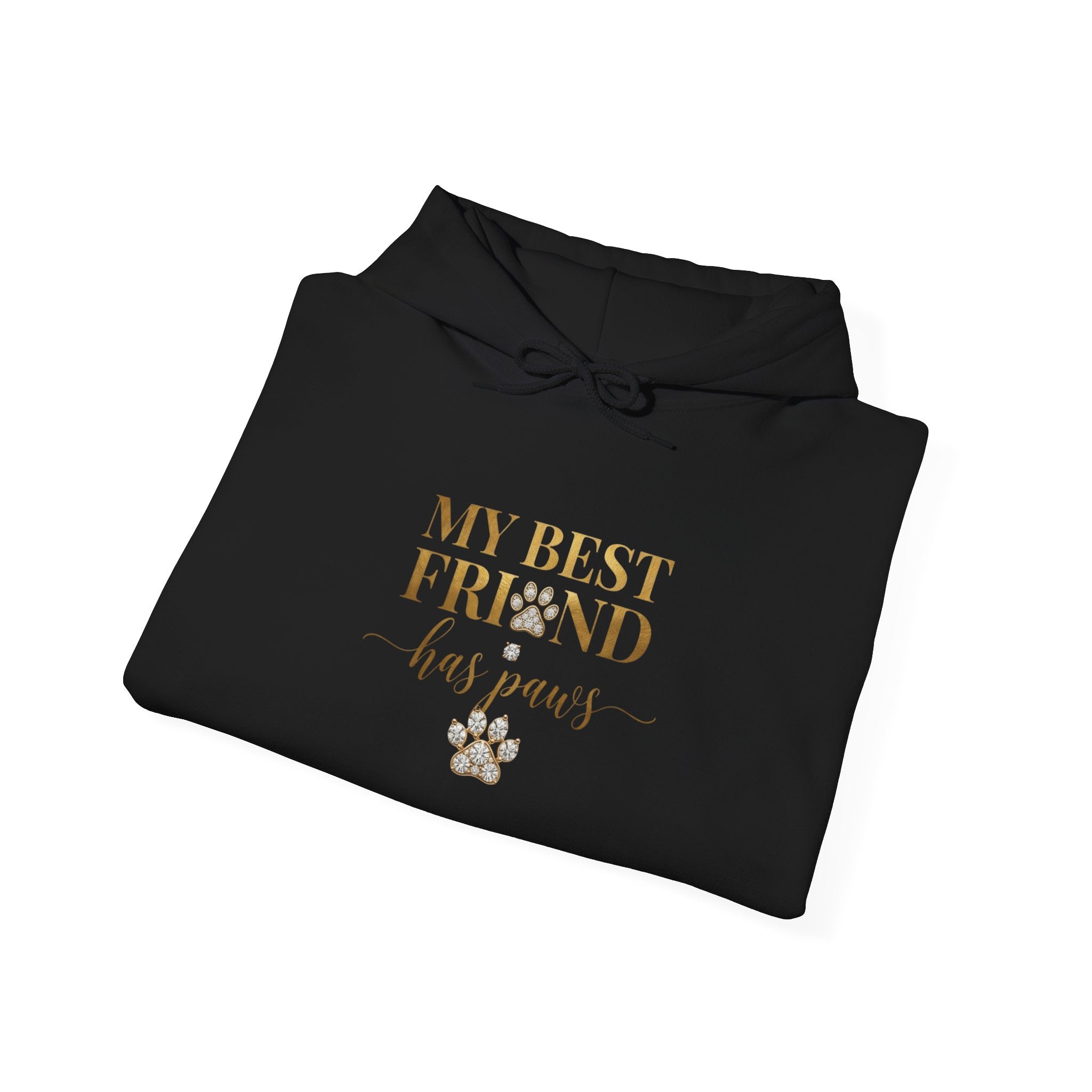 My Best Friend Has Paws Dog Mom Hoodie | Dog Lover Gift