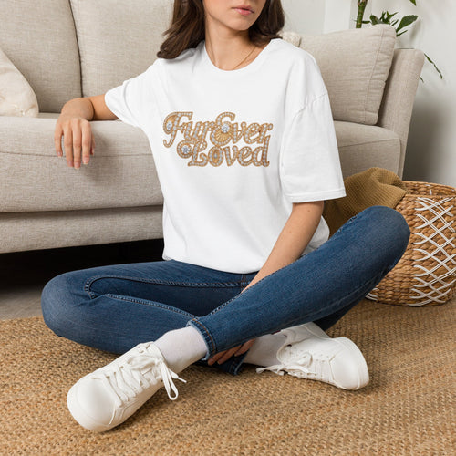 Fur Ever Loved T-Shirt — Retro Rhinestone Graphic Tee | FurEverLoved