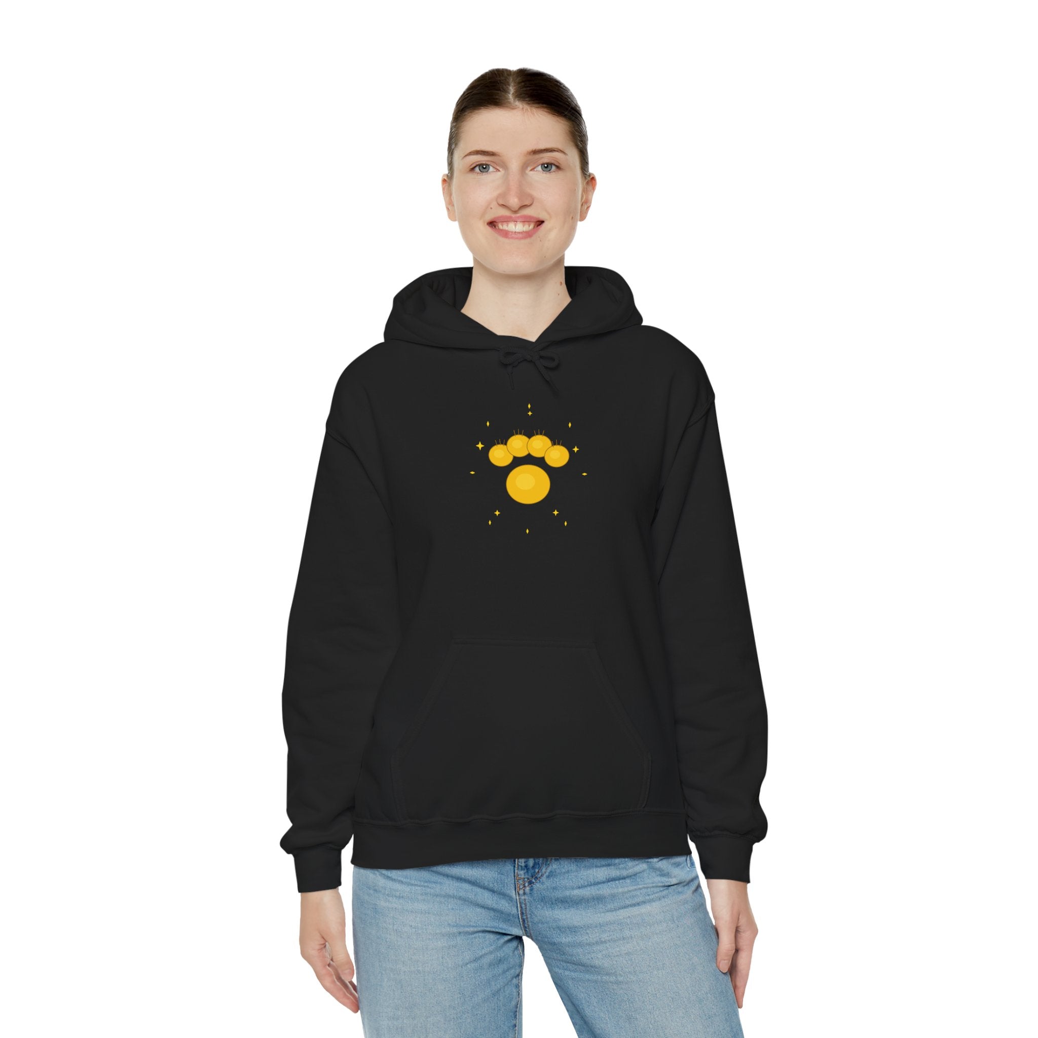 Golden Paw Hoodie | Dog Mom Dog Dad Sweatshirt | Cozy Dog Lover Hoodie | FurEverLoved