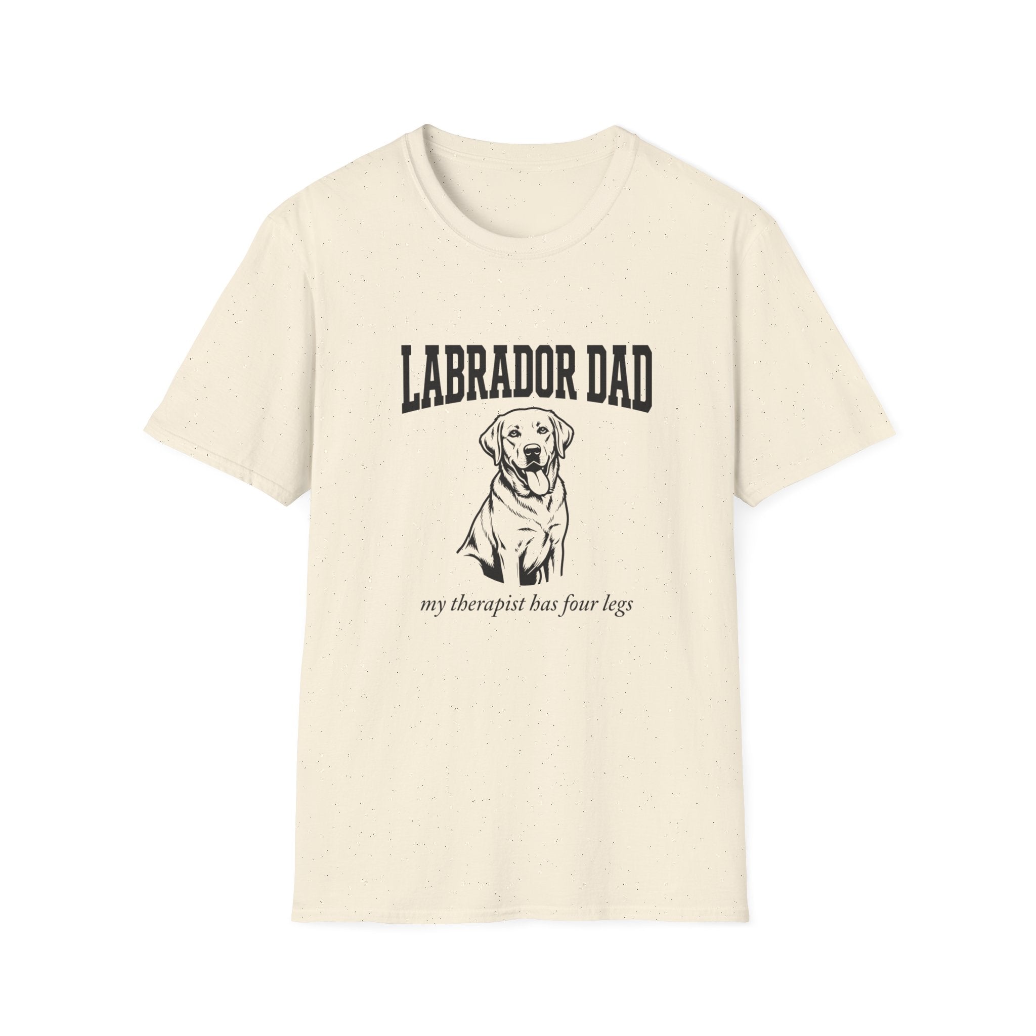 Labrador Dad T-Shirt — My Therapist Has Four Legs | Bold Classic Lab Tee | FurEverLoved