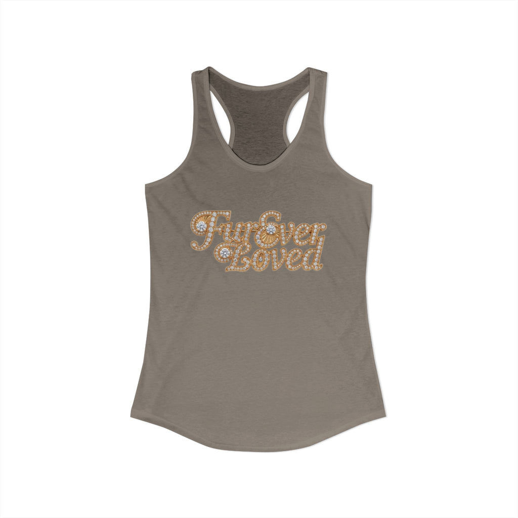 Fur Ever Loved Racerback Tank — Women's Dog Lover Graphic Tank Top | FurEverLoved
