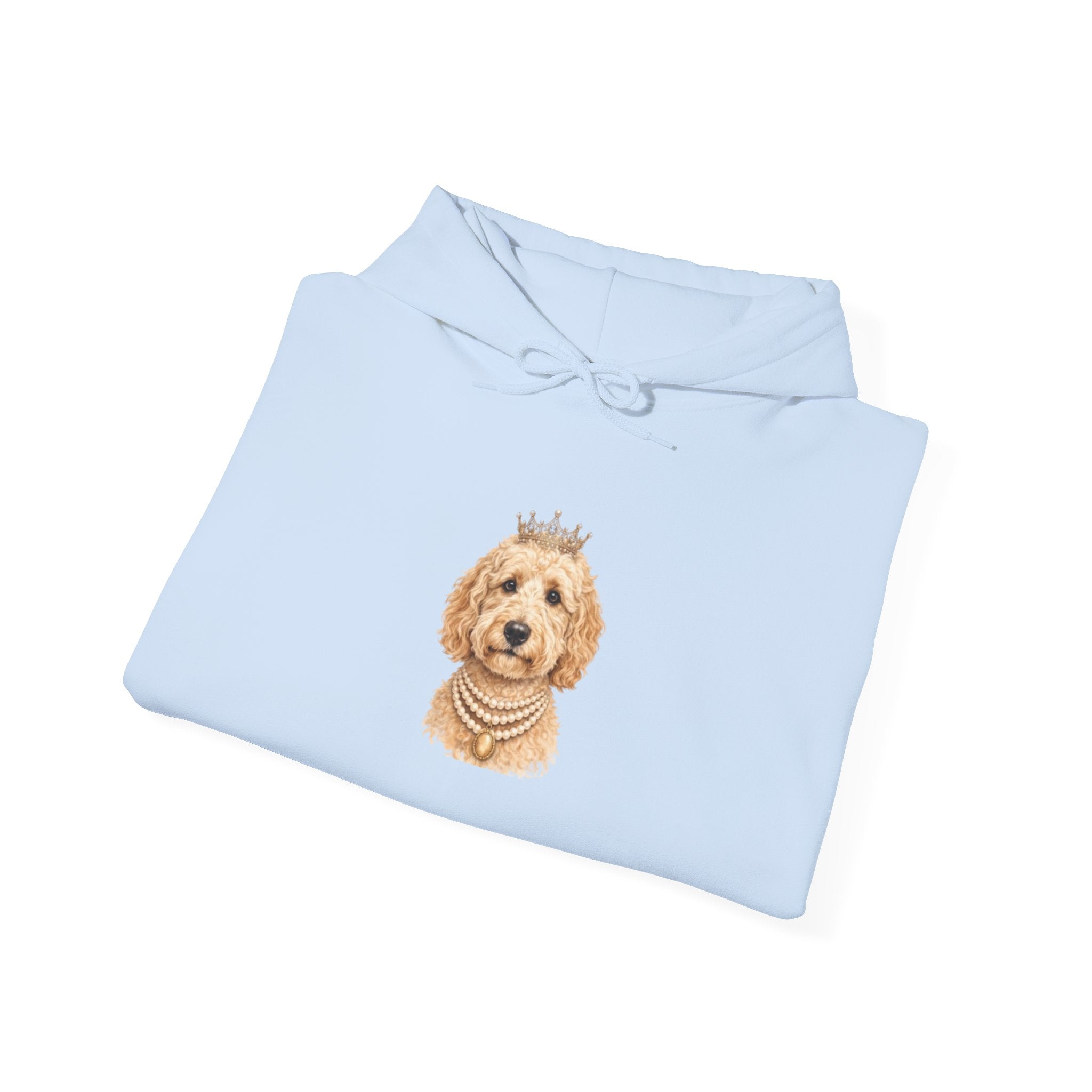 Royal Goldendoodle Hoodie | Crowned Doodle Dog Sweatshirt | FureverLoved | Goldendoodle Mom Gift | Cute Dog Lover Hoodie