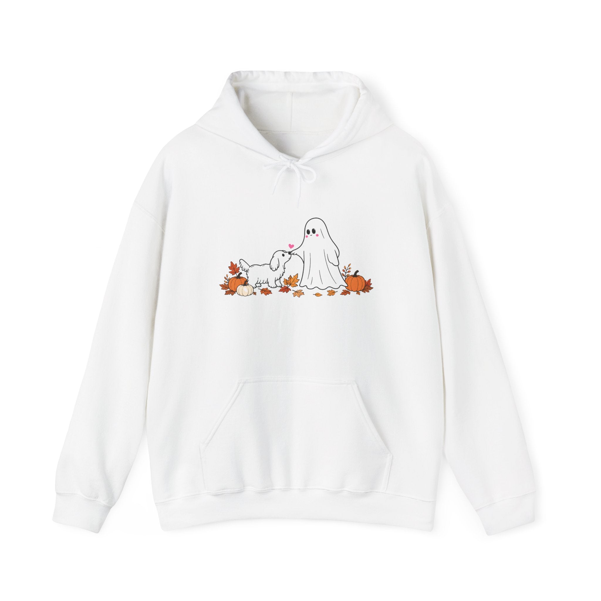 Dog Mom Gift Hoodie — Cute Ghost & Puppy Fall Halloween Pullover | FurEverLoved