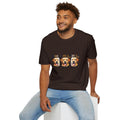 Labrador Dad T-Shirt — My Therapist Has Four Legs | Triple Watercolor Lab Portrait Tee | FurEverLoved