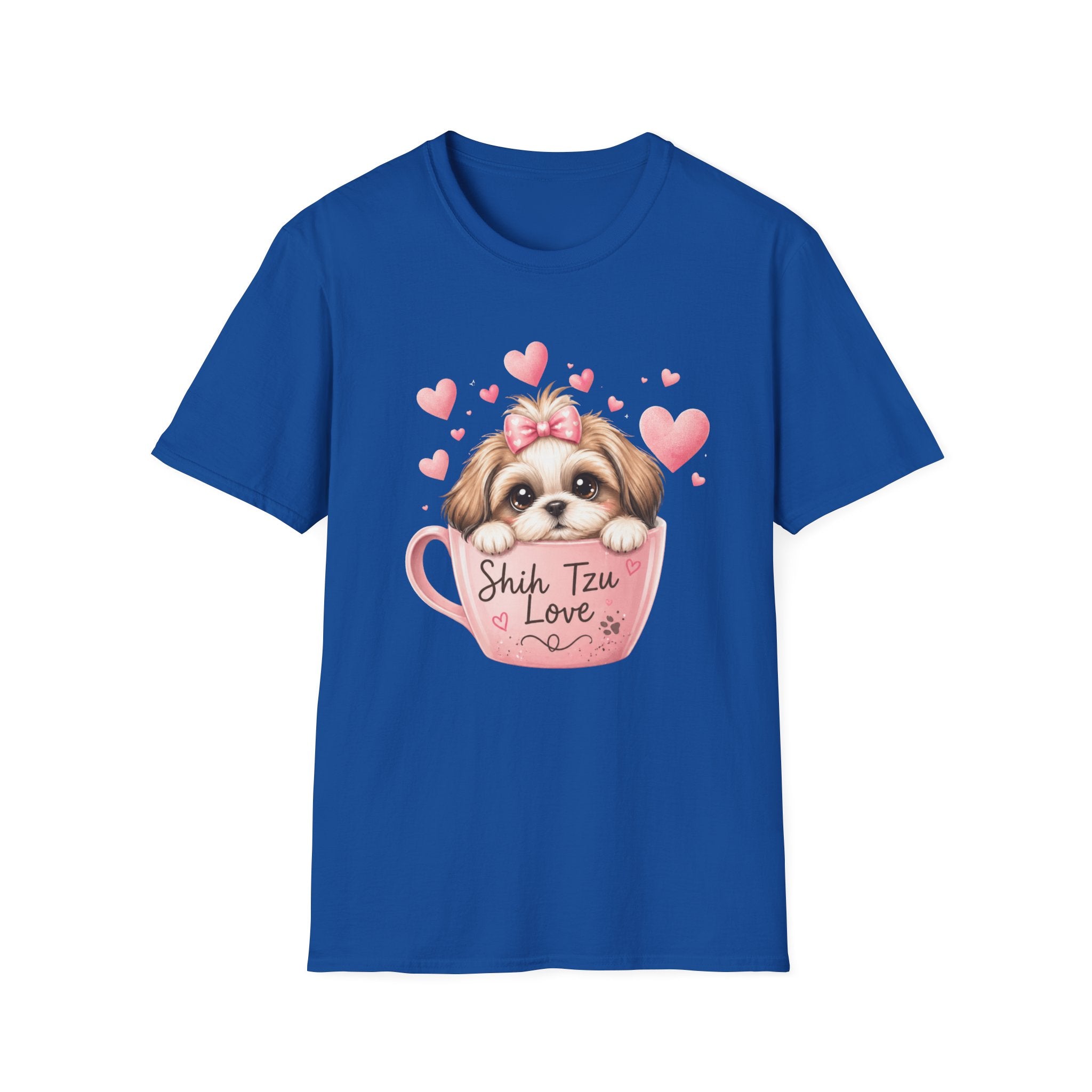 Shih Tzu Love T-Shirt — Kawaii Coquette Dog Mom Tee | FurEverLoved