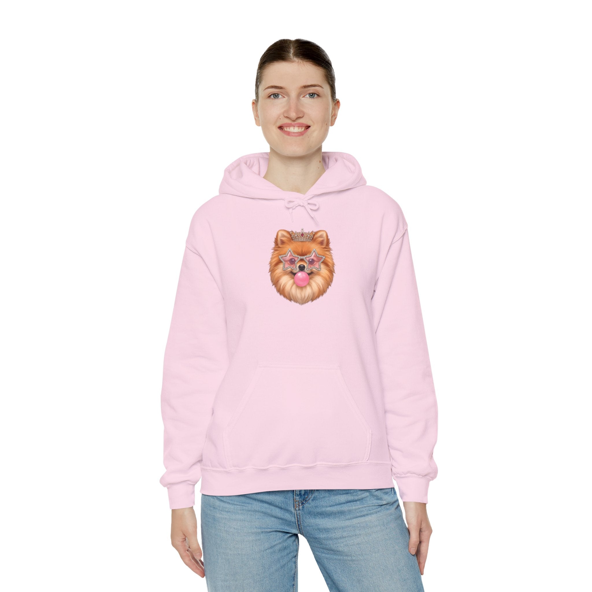 Sassy Pomeranian Hoodie — Bubblegum Pom Dog Mom Sweatshirt | FurEverLoved
