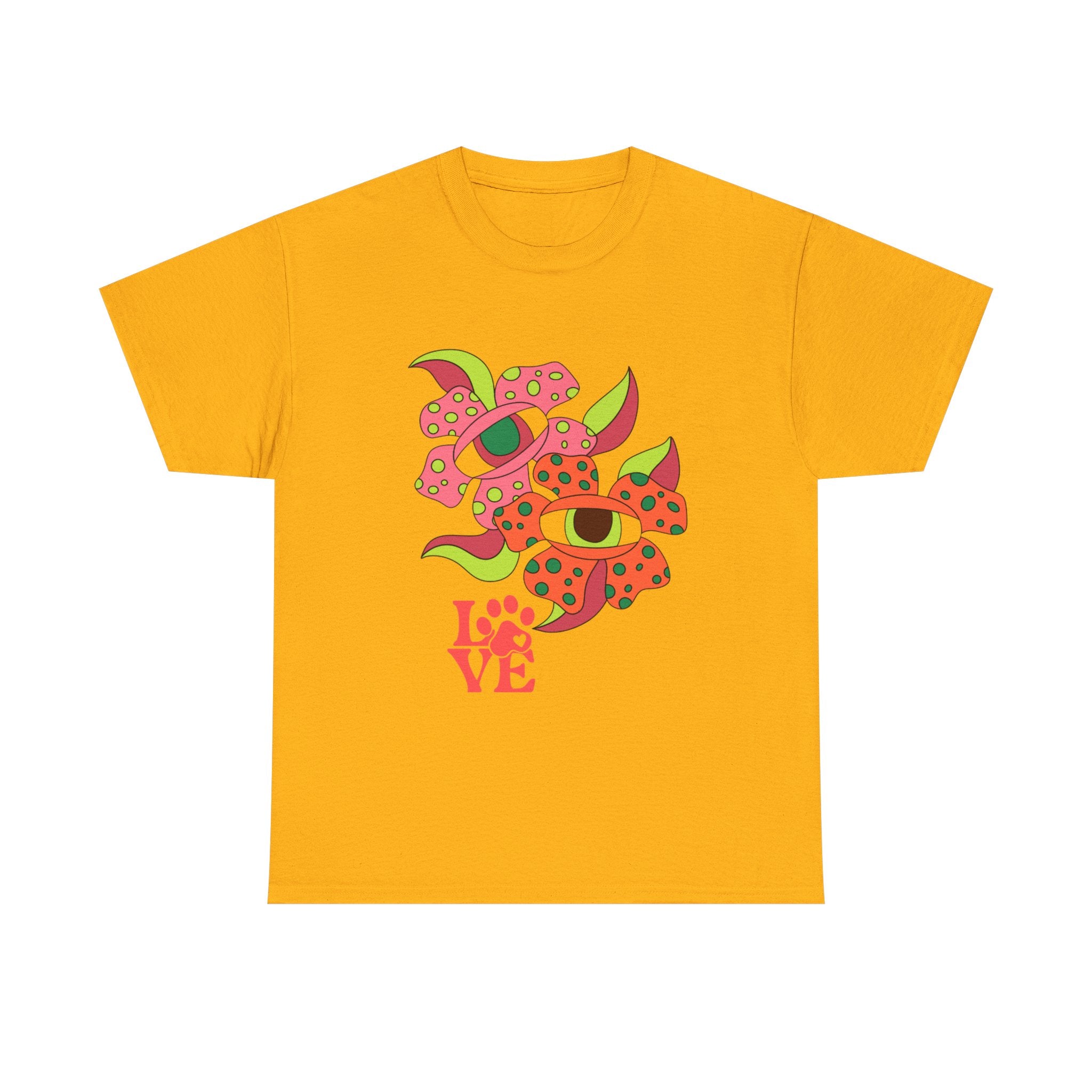 Psychedelic Floral LOVE Tee — Drop 01