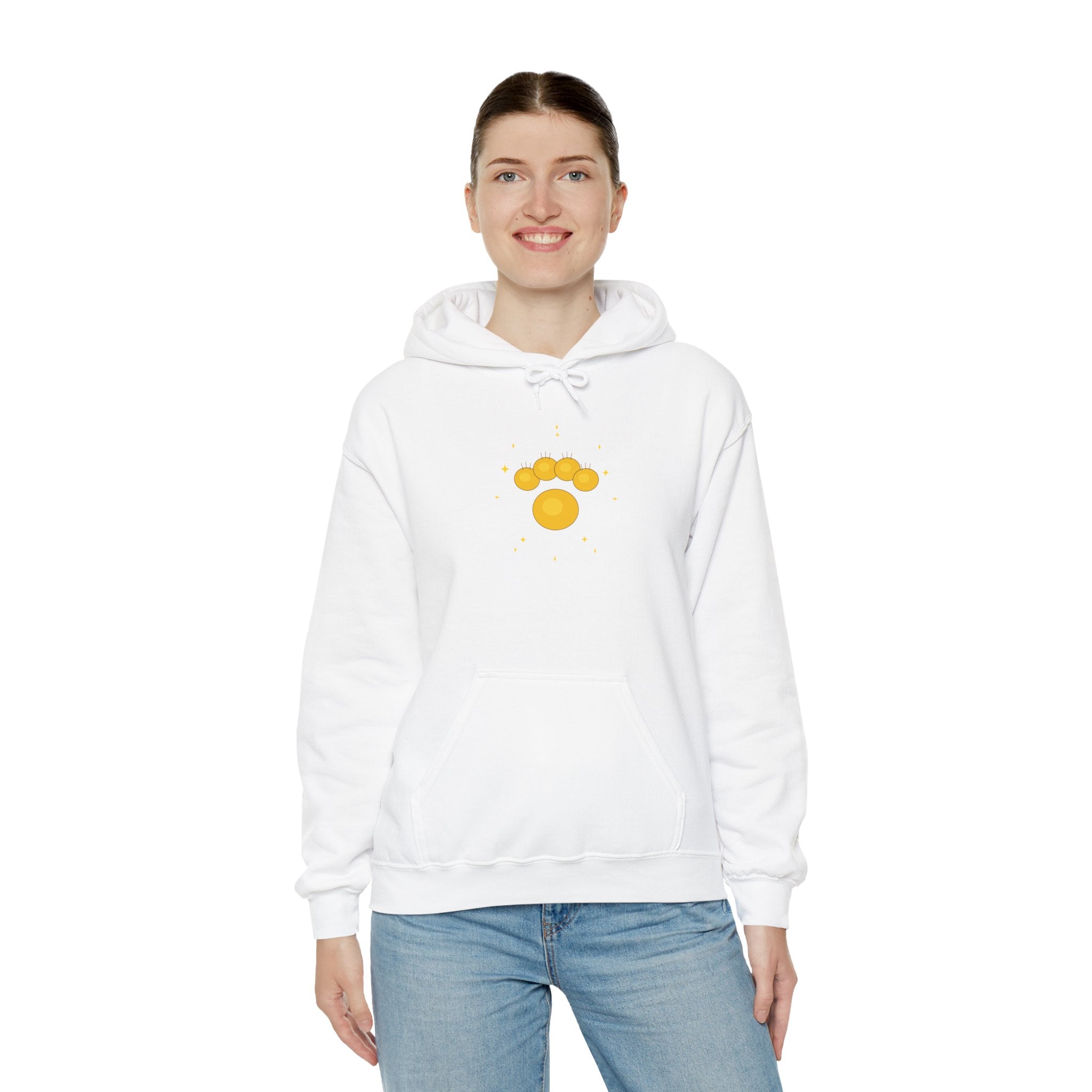 Golden Paw Hoodie | Dog Mom Dog Dad Sweatshirt | Cozy Dog Lover Hoodie | FurEverLoved