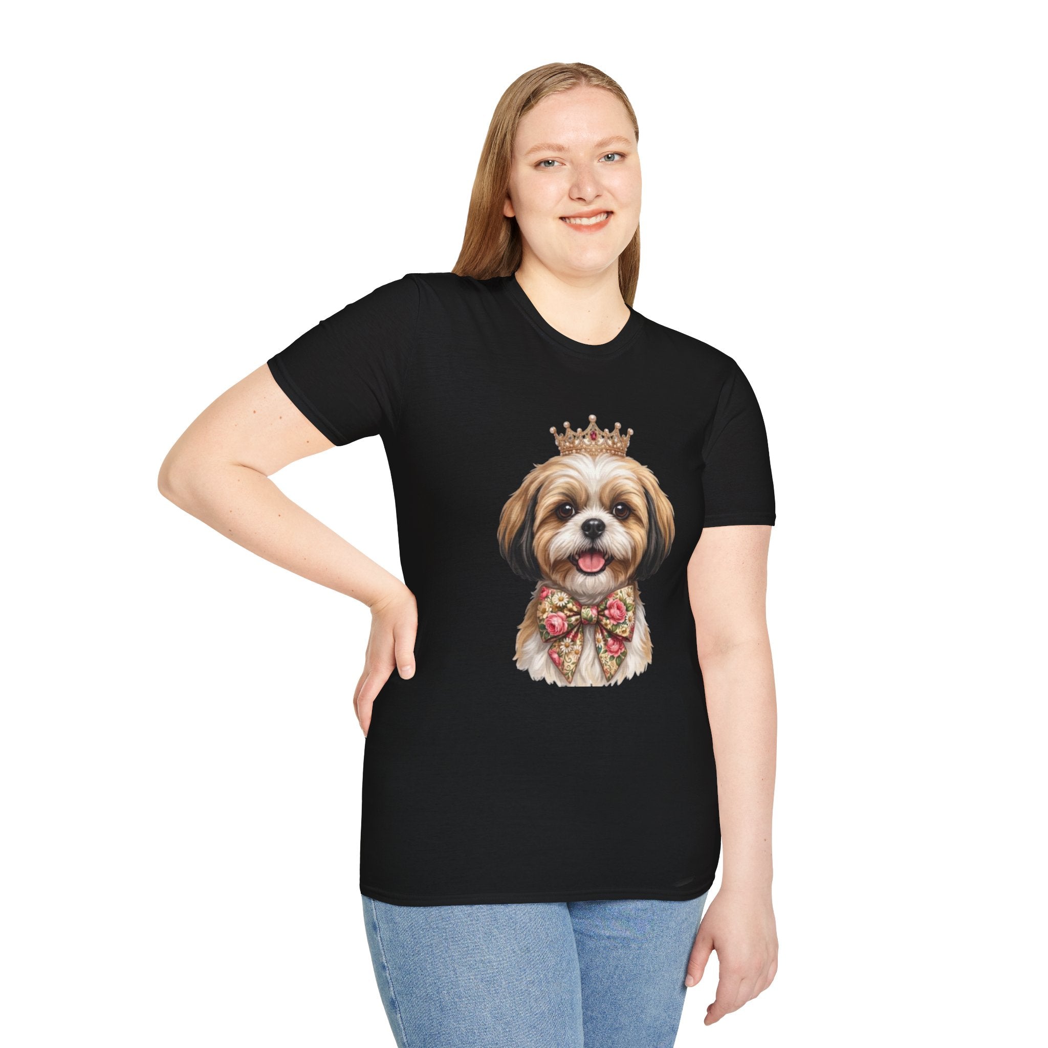 Shih Tzu Queen T-Shirt — Crown Dog Mom Tee | FurEverLoved