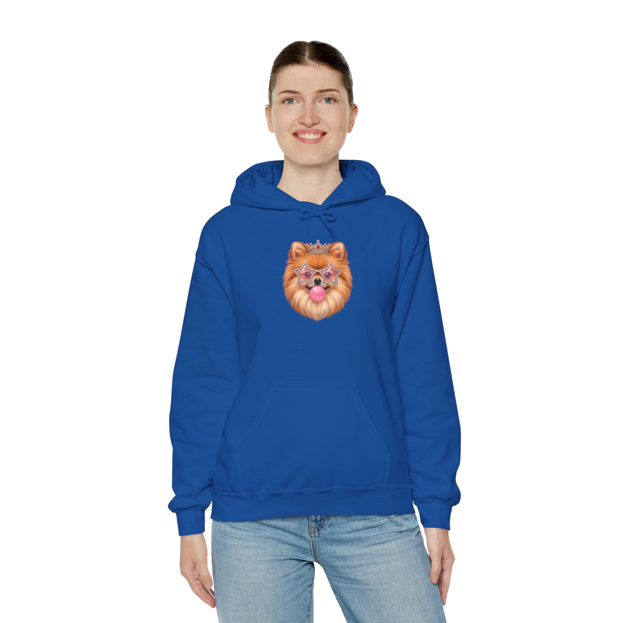 Sassy Pomeranian Hoodie — Bubblegum Pom Dog Mom Sweatshirt | FurEverLoved