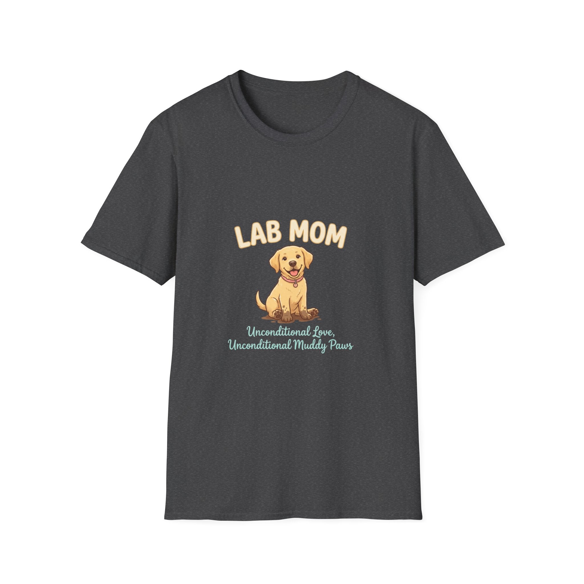 Lab Mom T-Shirt — Unconditional Love, Unconditional Muddy Paws | Labrador Mom Gift | FurEverLoved