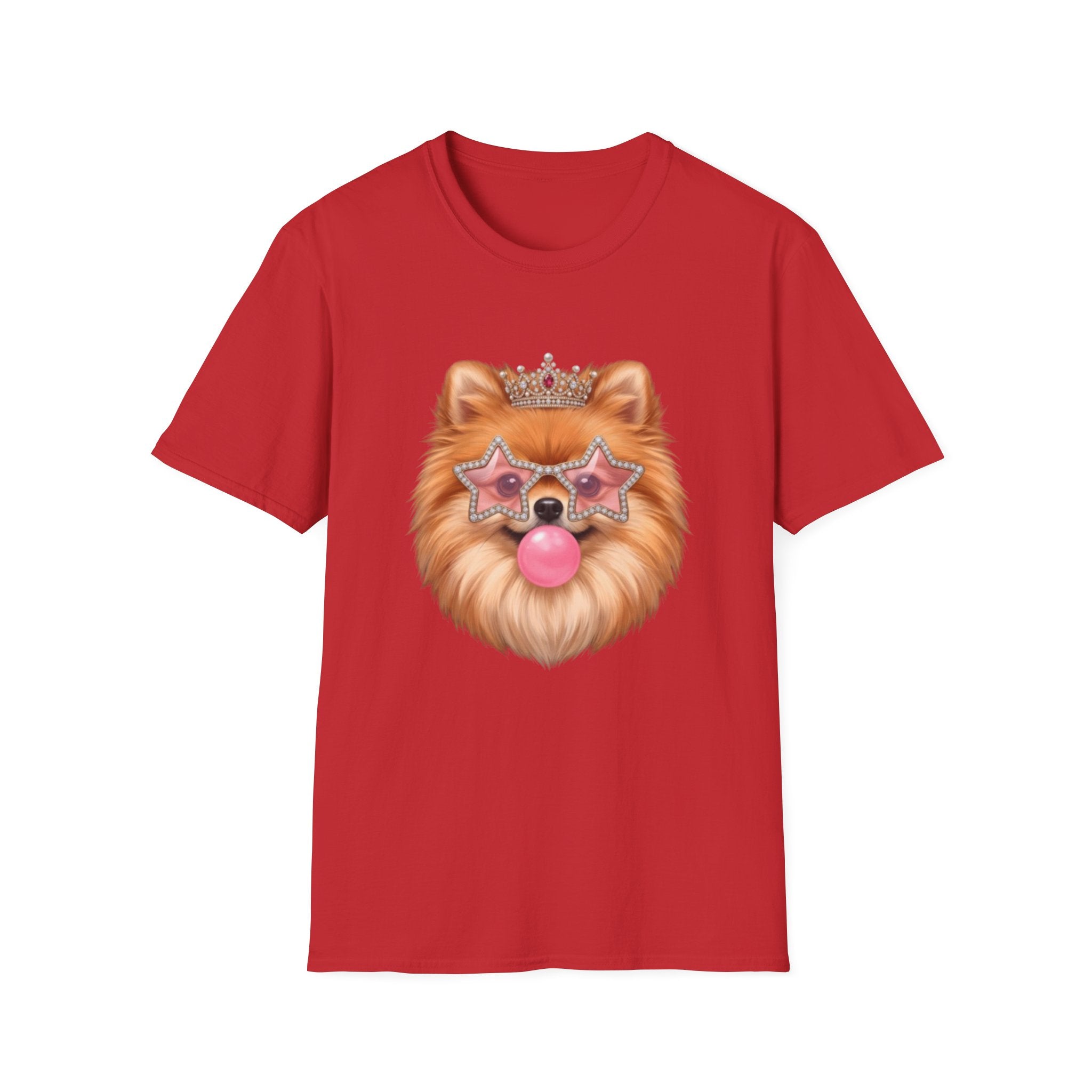 Sassy Pomeranian T-Shirt — Bubblegum Pom Dog Mom Tee | FurEverLoved