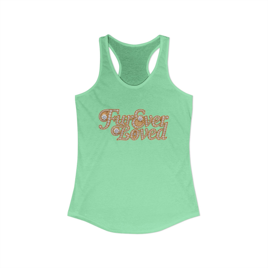 Fur Ever Loved Racerback Tank — Women's Dog Lover Graphic Tank Top | FurEverLoved