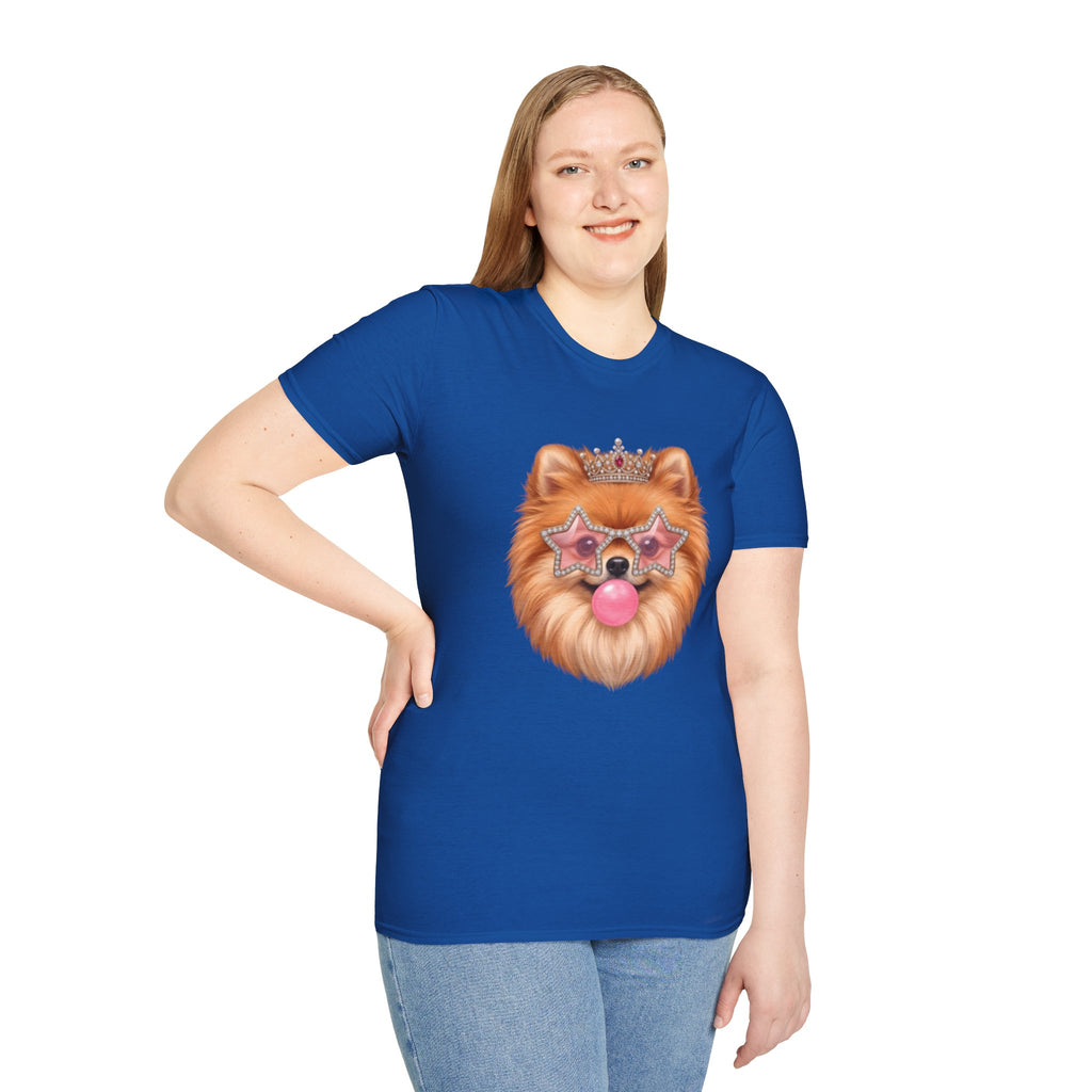 Sassy Pomeranian T-Shirt — Bubblegum Pom Dog Mom Tee | FurEverLoved