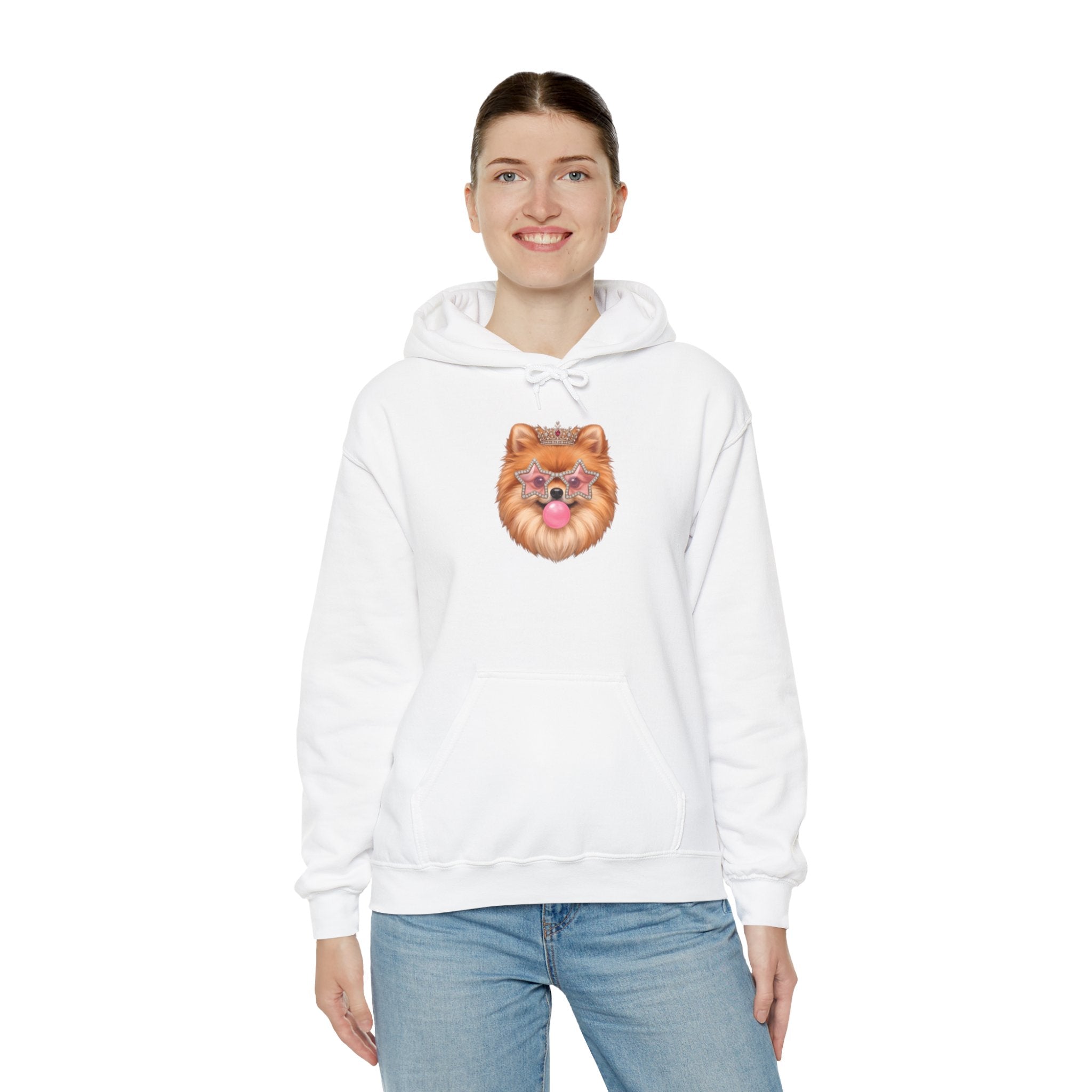 Sassy Pomeranian Hoodie — Bubblegum Pom Dog Mom Sweatshirt | FurEverLoved