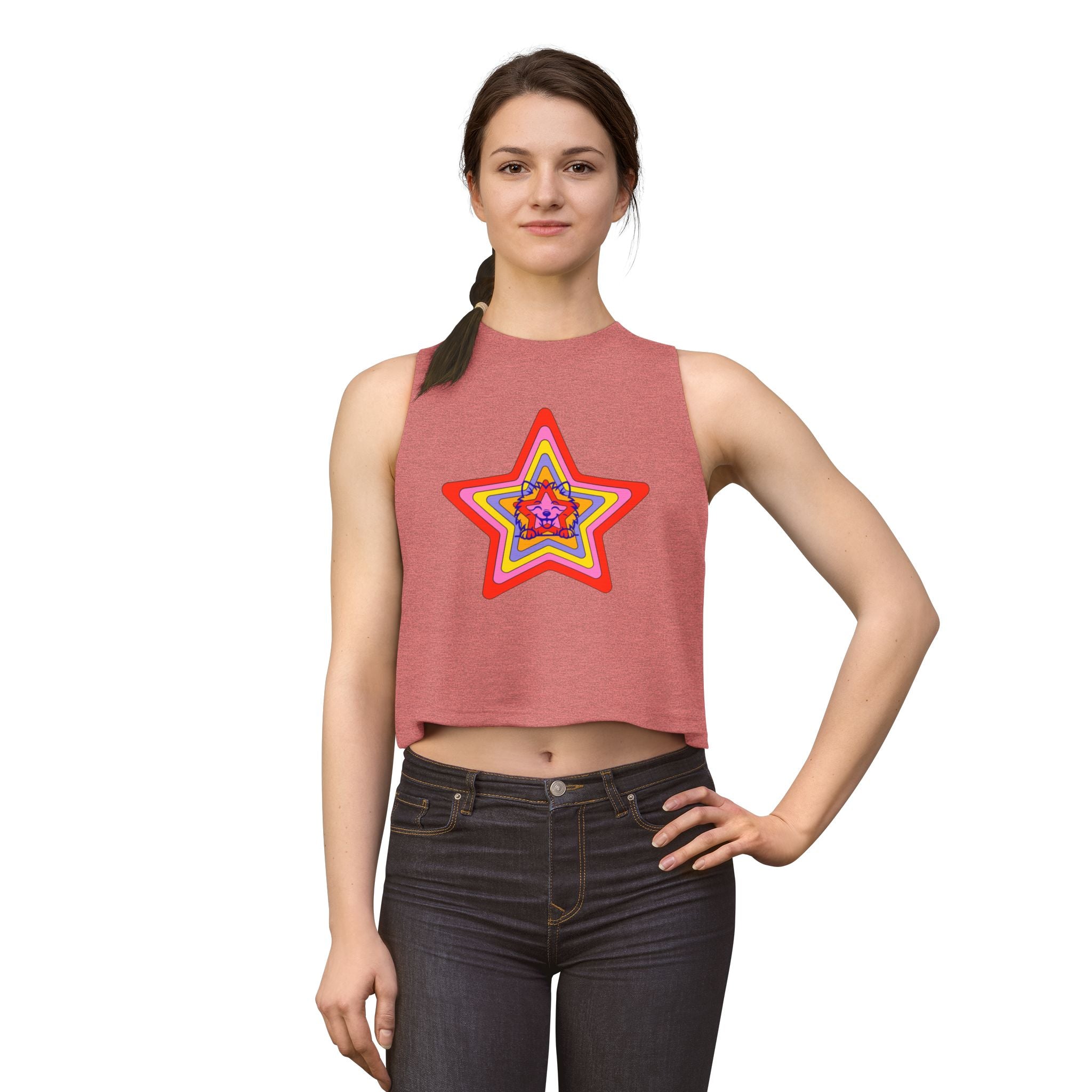 Star Pup Psychedelic Crop Top — Drop 04