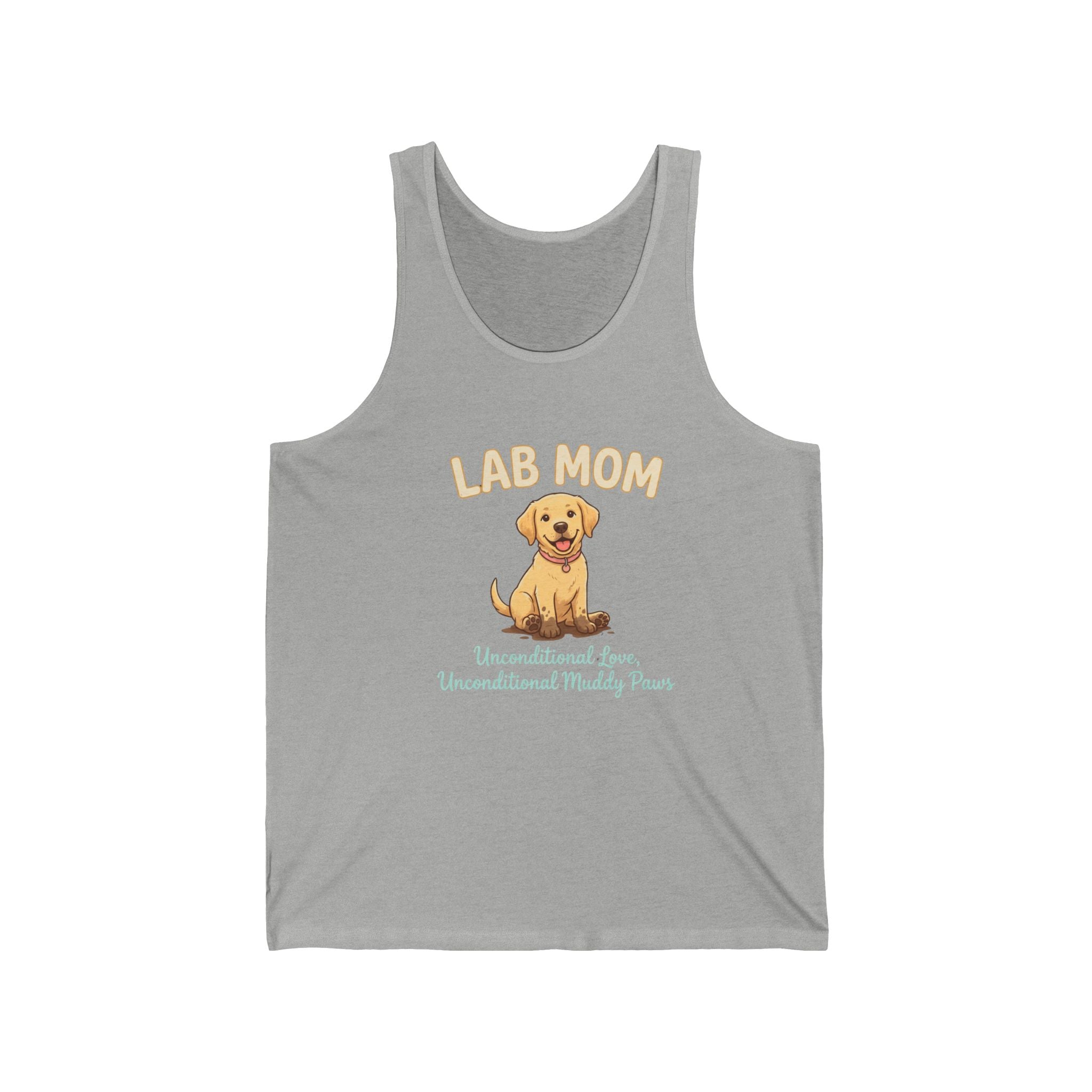 Lab Mom Tank Top — Unconditional Love, Unconditional Muddy Paws | Labrador Mom Gift | FurEverLoved