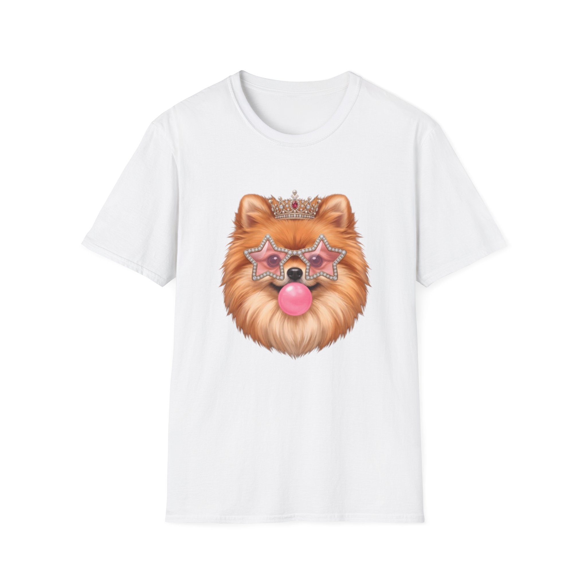 Sassy Pomeranian T-Shirt — Bubblegum Pom Dog Mom Tee | FurEverLoved