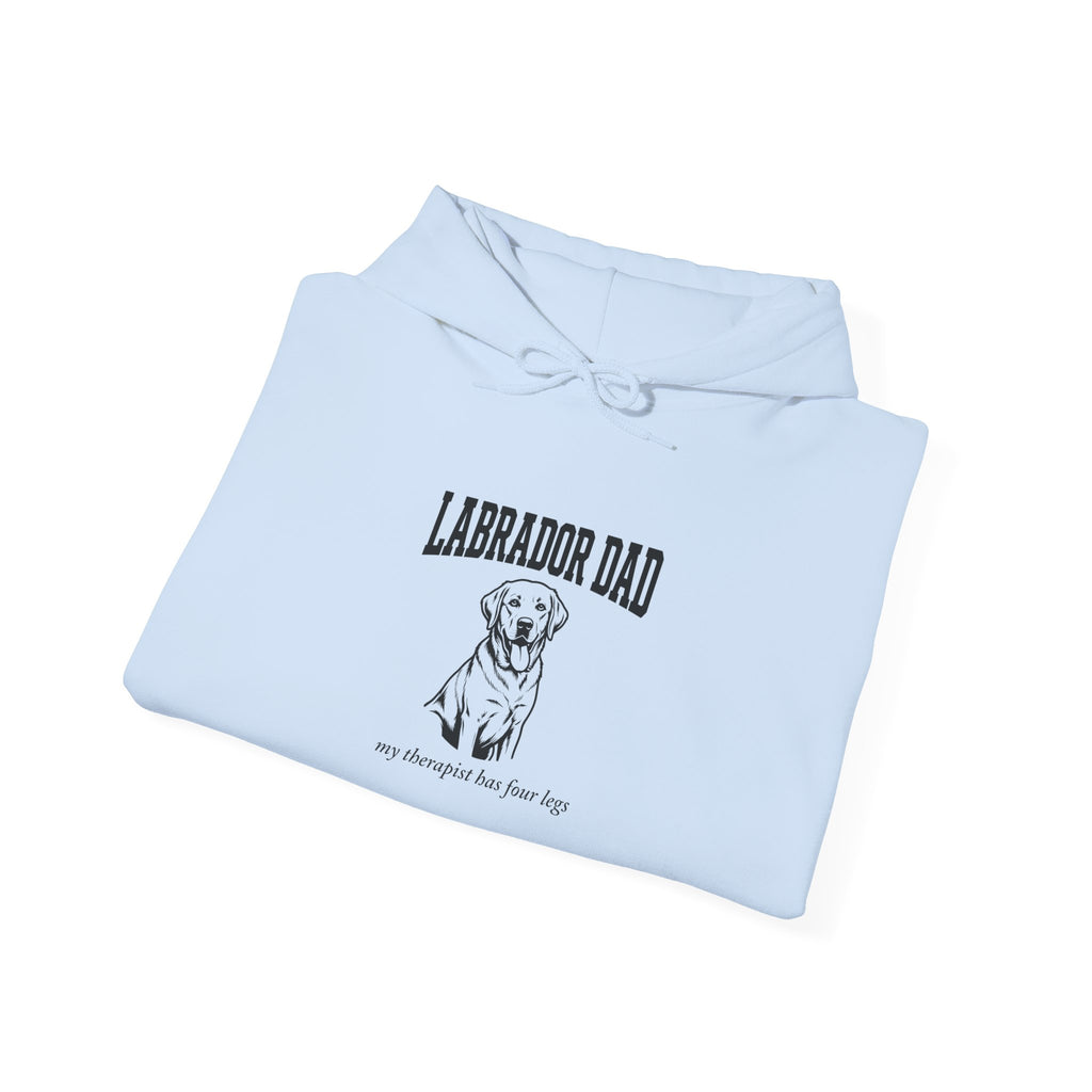 Labrador Dad Hoodie — My Therapist Has Four Legs | Classic Lab Dad Sweatshirt | FurEverLoved