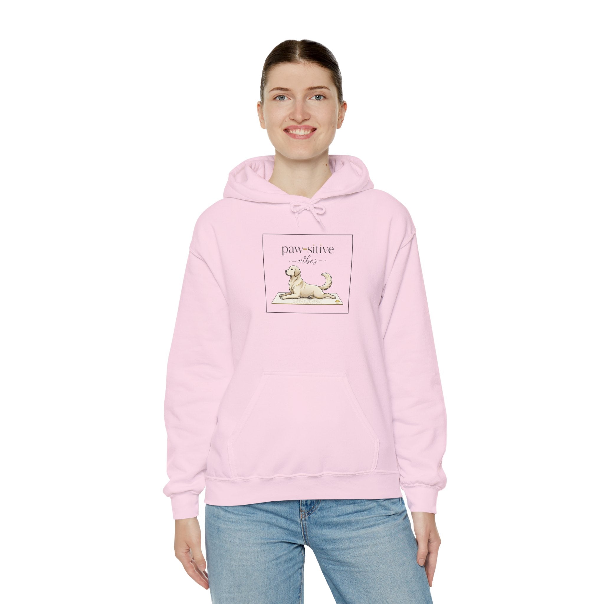 Pawsitive Vibes Hoodie — Cute Dog Graphic Sweatshirt | FurEverLoved