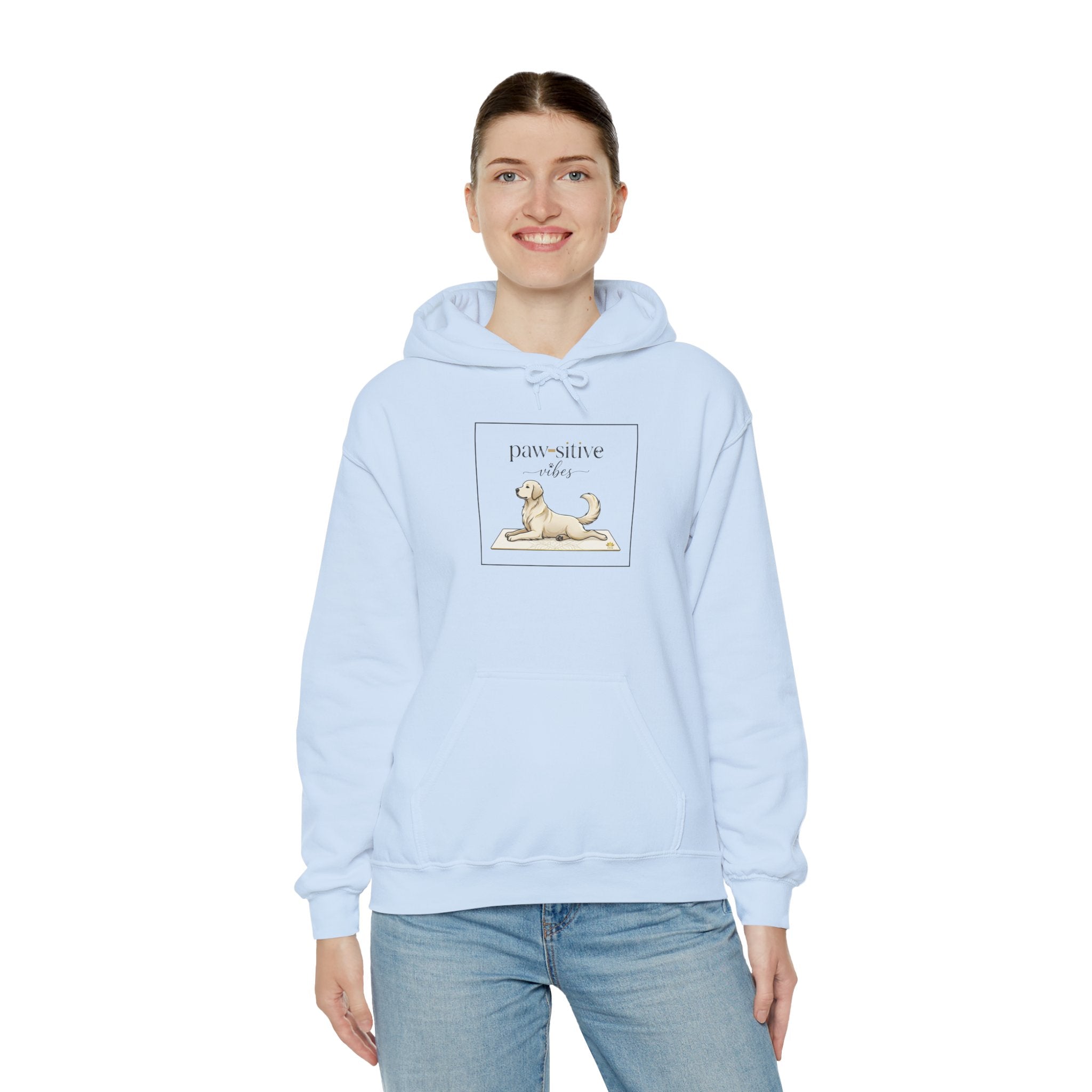 Pawsitive Vibes Hoodie — Cute Dog Graphic Sweatshirt | FurEverLoved