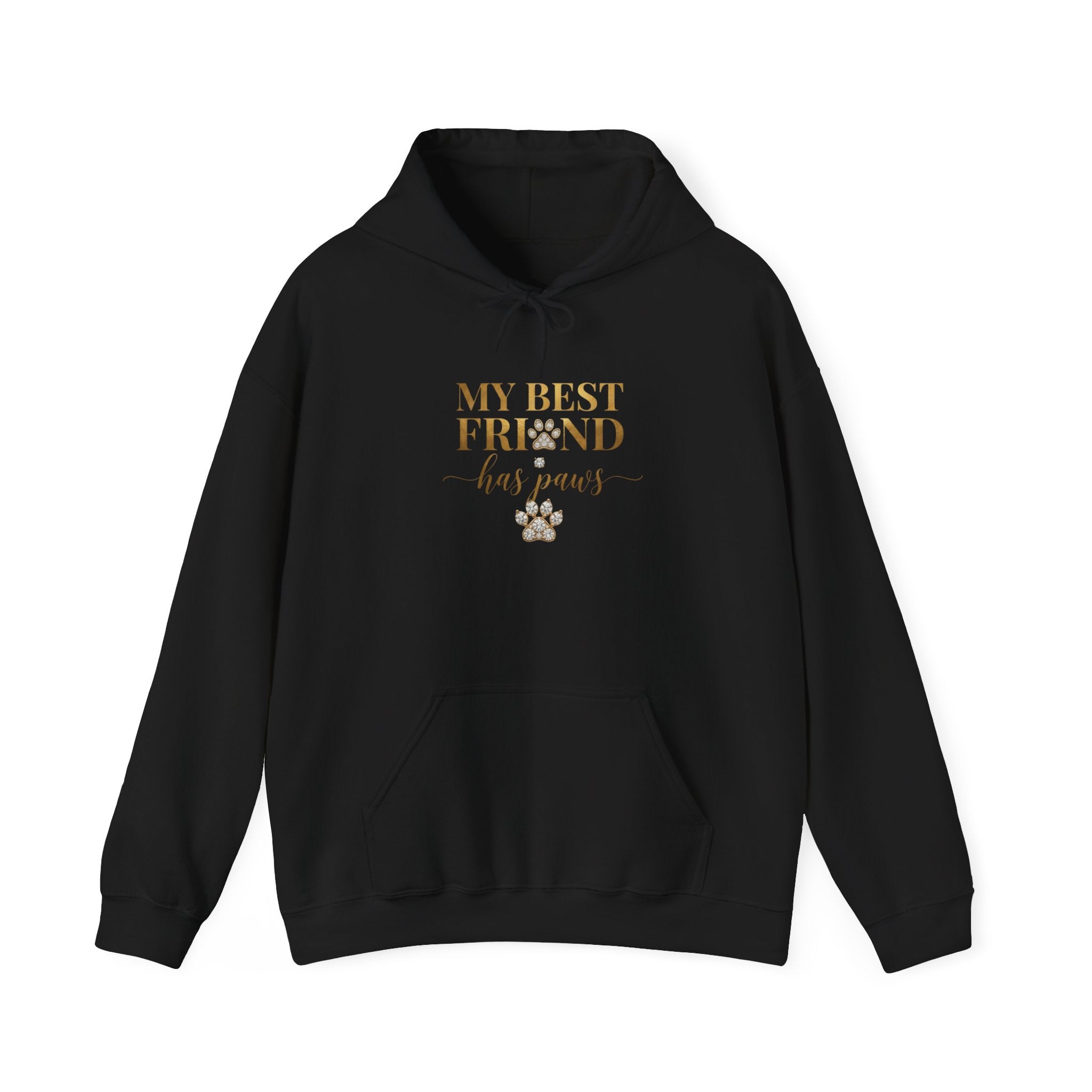 My Best Friend Has Paws Dog Mom Hoodie | Dog Lover Gift