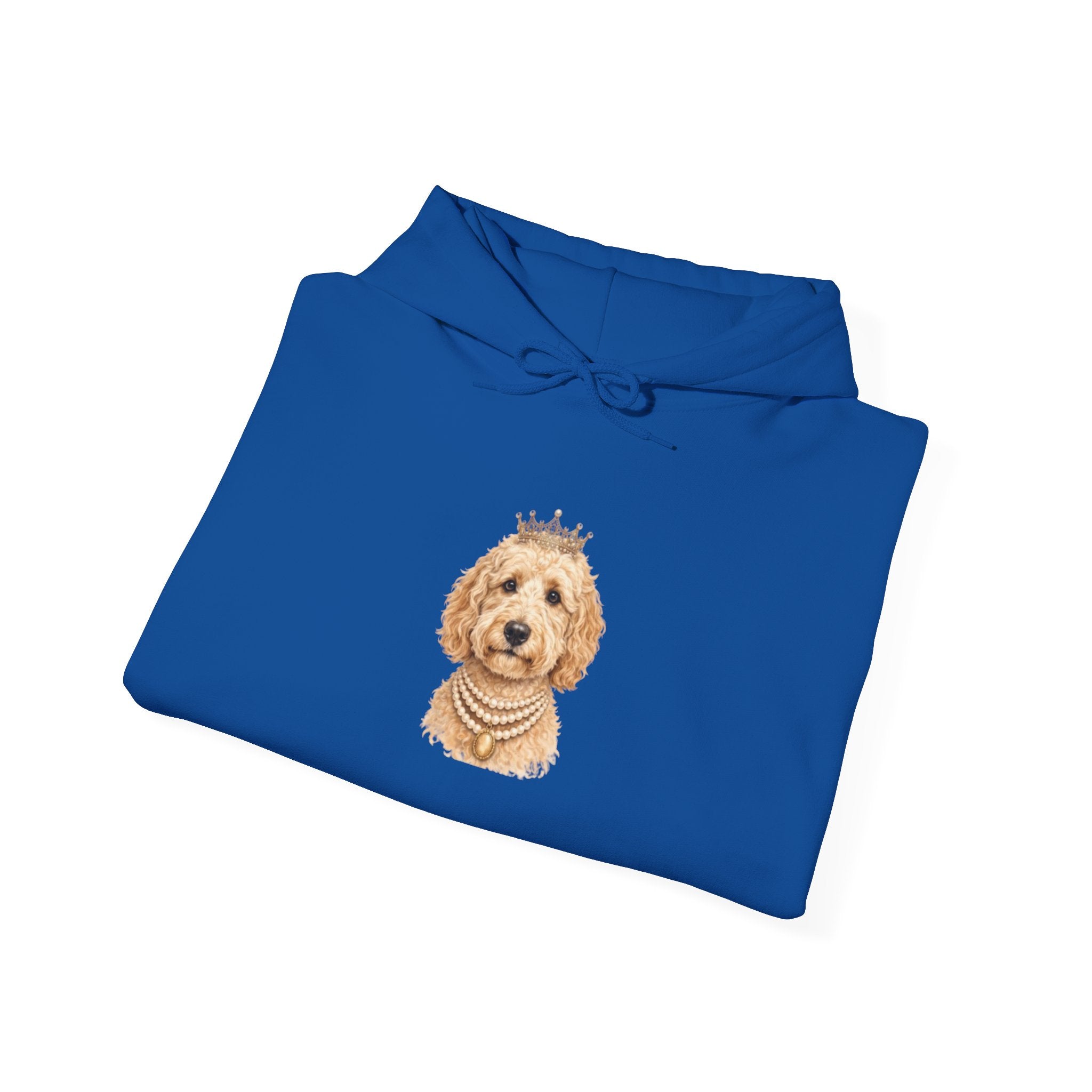 Royal Goldendoodle Hoodie | Crowned Doodle Dog Sweatshirt | FureverLoved | Goldendoodle Mom Gift | Cute Dog Lover Hoodie