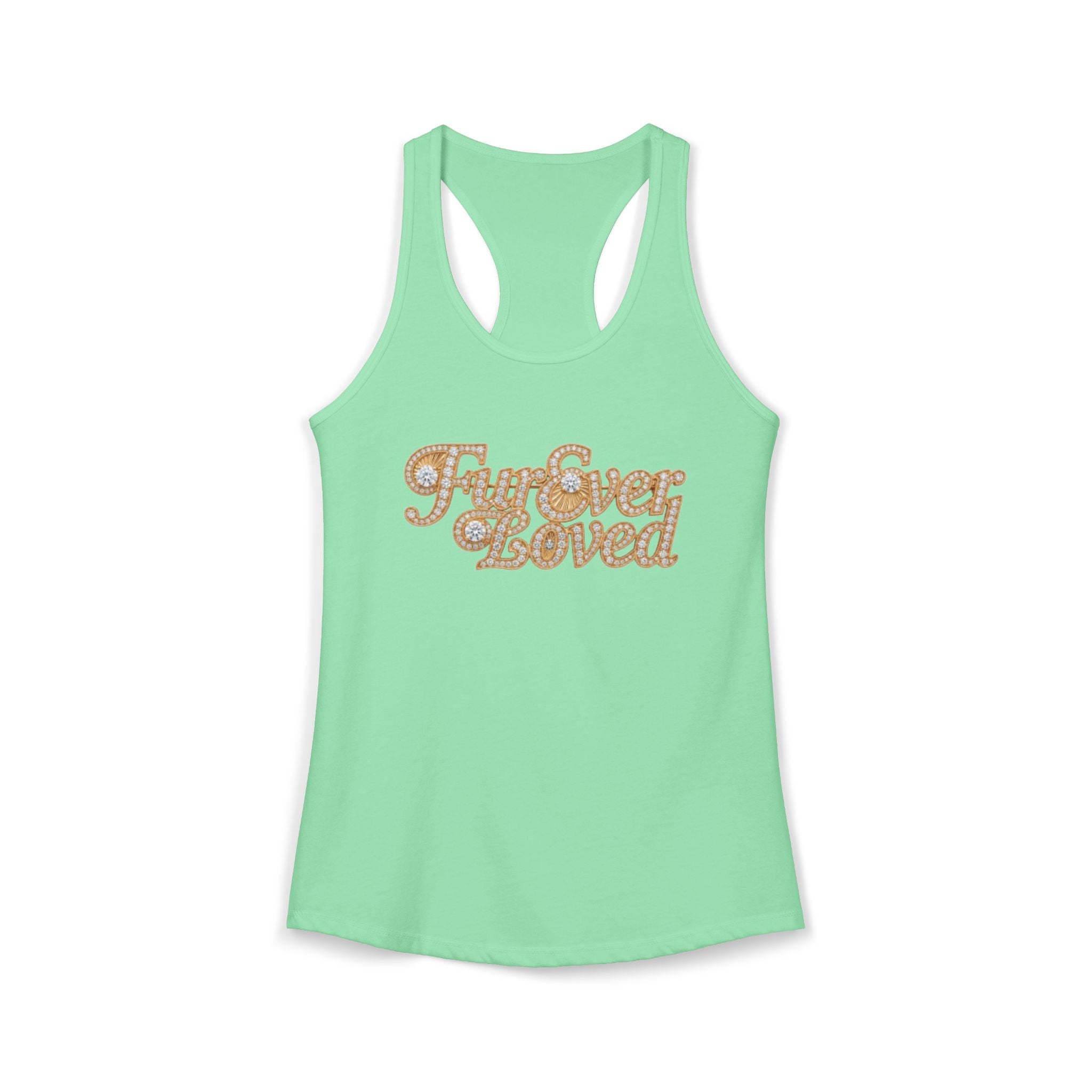 Fur Ever Loved Racerback Tank — Women's Dog Lover Graphic Tank Top | FurEverLoved