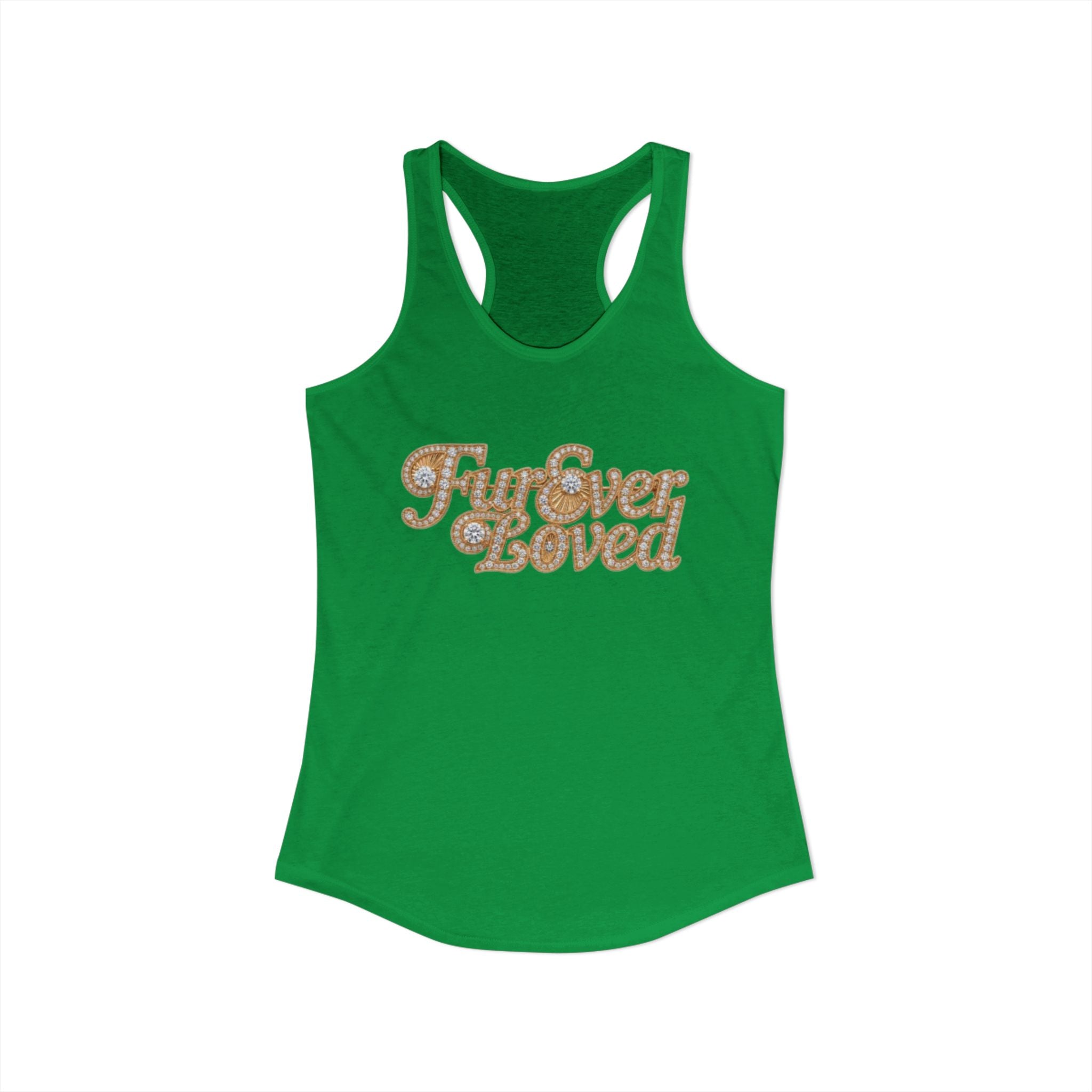 Fur Ever Loved Racerback Tank — Women's Dog Lover Graphic Tank Top | FurEverLoved