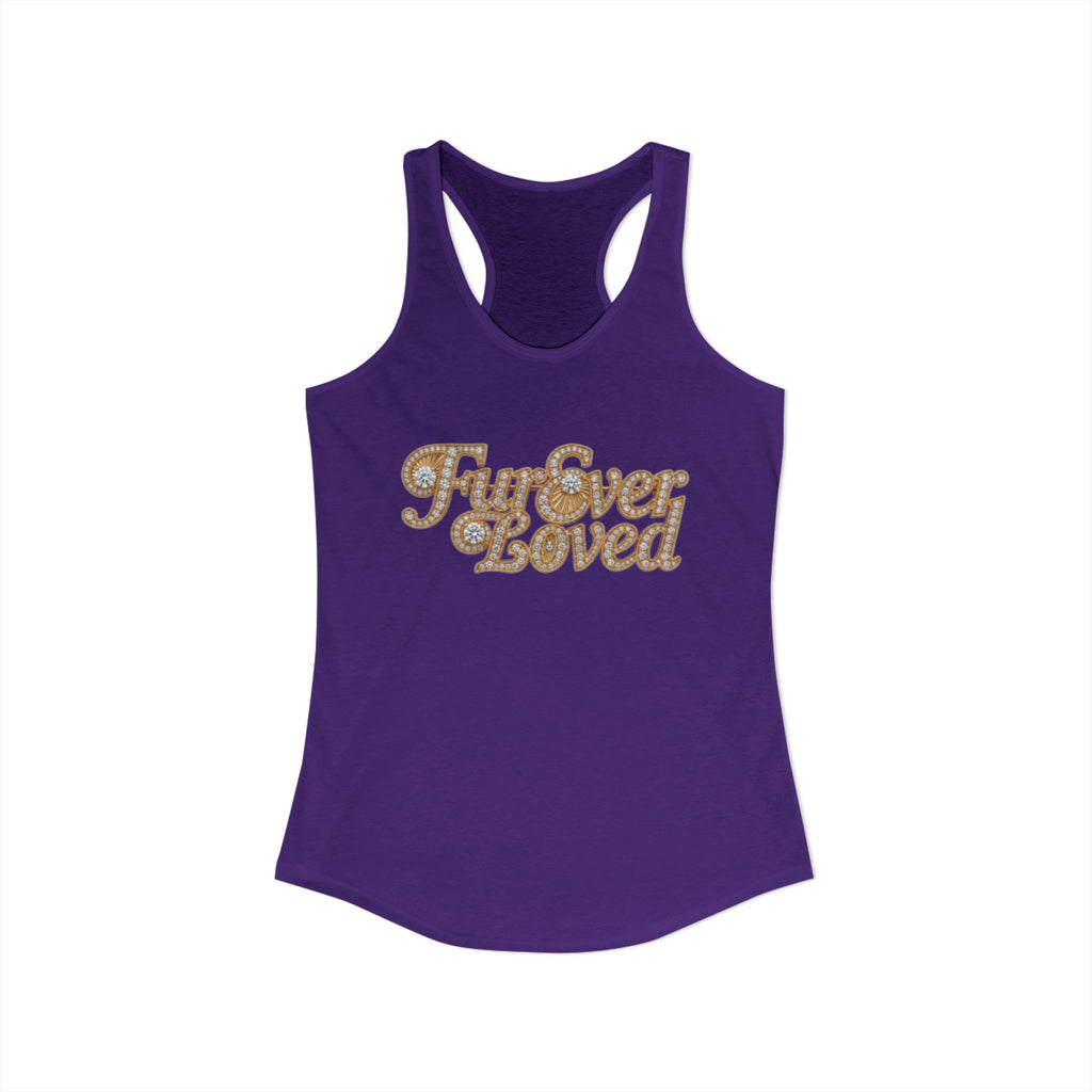 Fur Ever Loved Racerback Tank — Women's Dog Lover Graphic Tank Top | FurEverLoved
