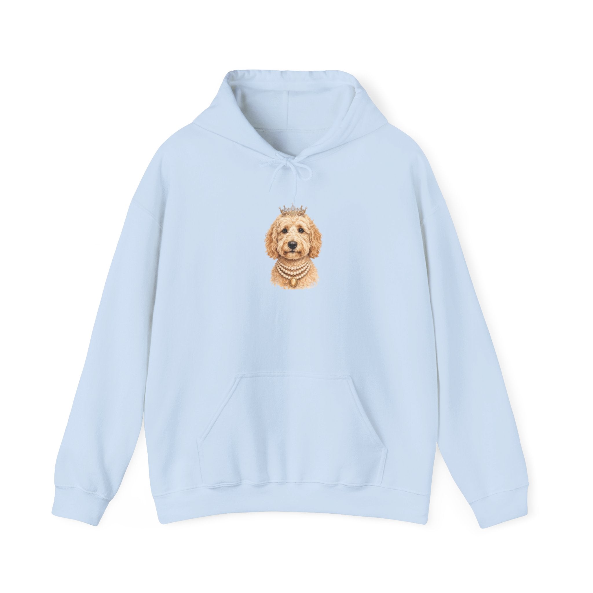 Royal Goldendoodle Hoodie | Crowned Doodle Dog Sweatshirt | FureverLoved | Goldendoodle Mom Gift | Cute Dog Lover Hoodie