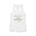 Warning: Will Stop Mid-Conversation to Pet Your Dog — Dog Mom Racerback Tank Top | FurEverLoved