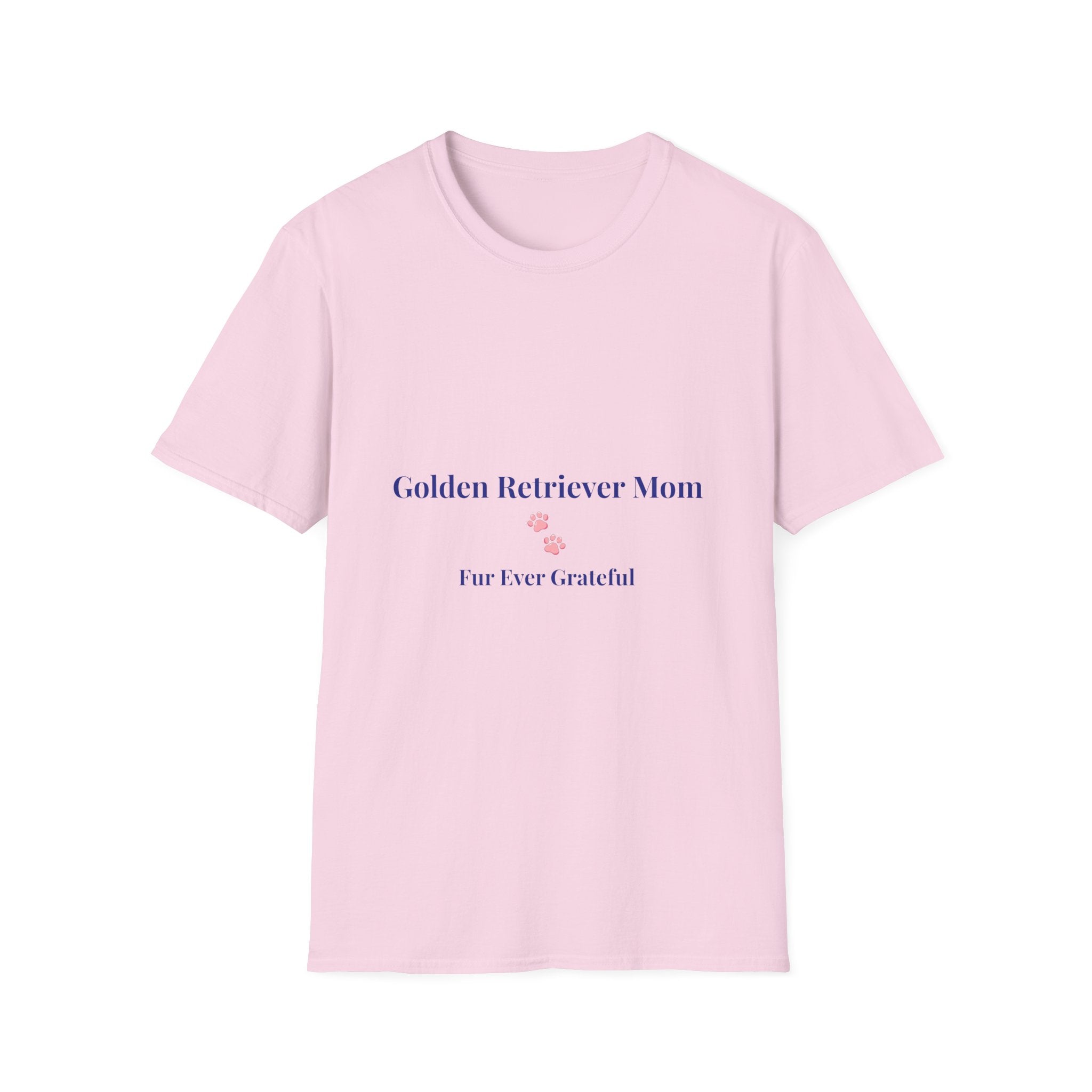 Golden Retriever Mom T-Shirt — Fur Ever Grateful Gift for Dog Lovers Women