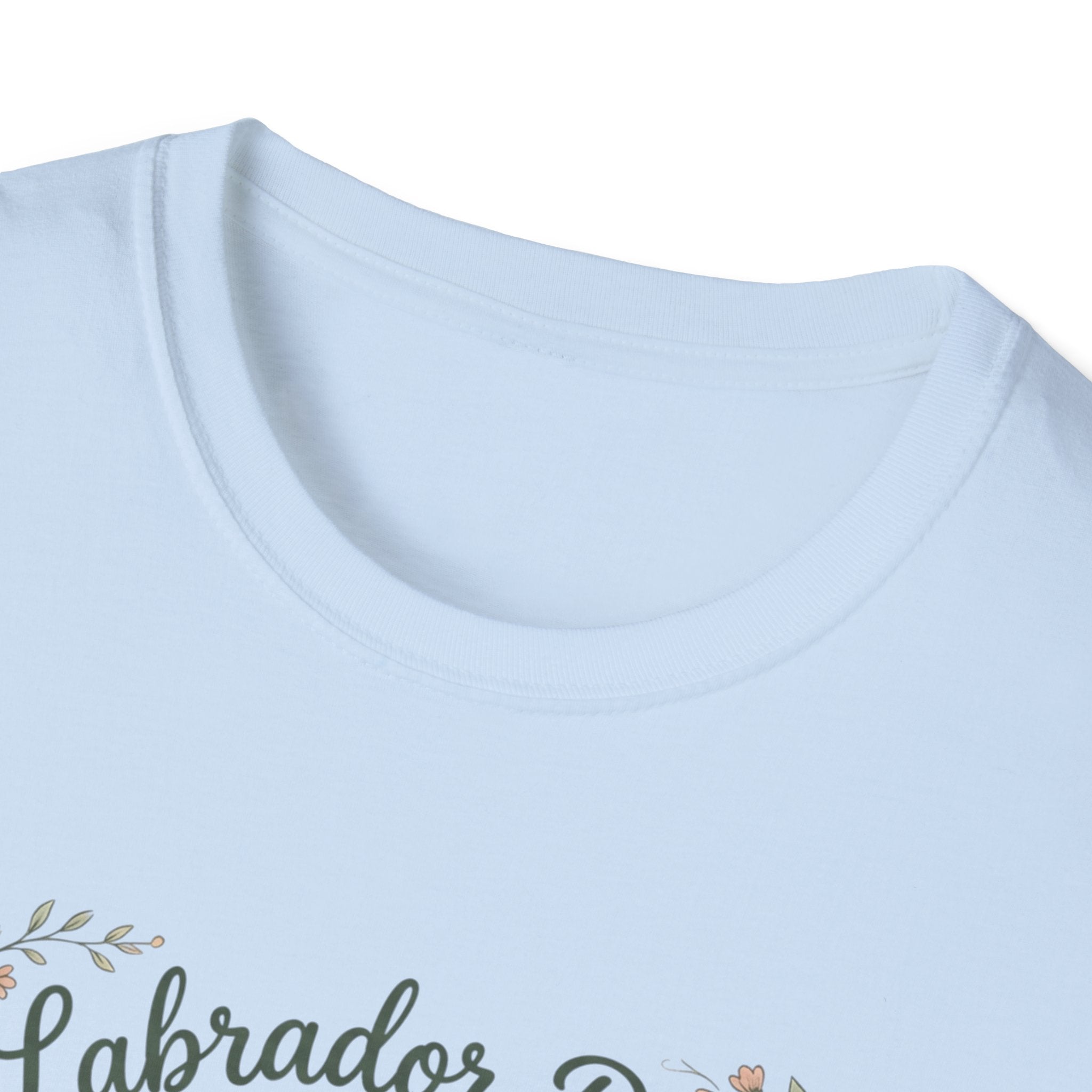 Labrador Dad T-Shirt — My Therapist Has Four Legs | Cottagecore Botanical Lab Tee