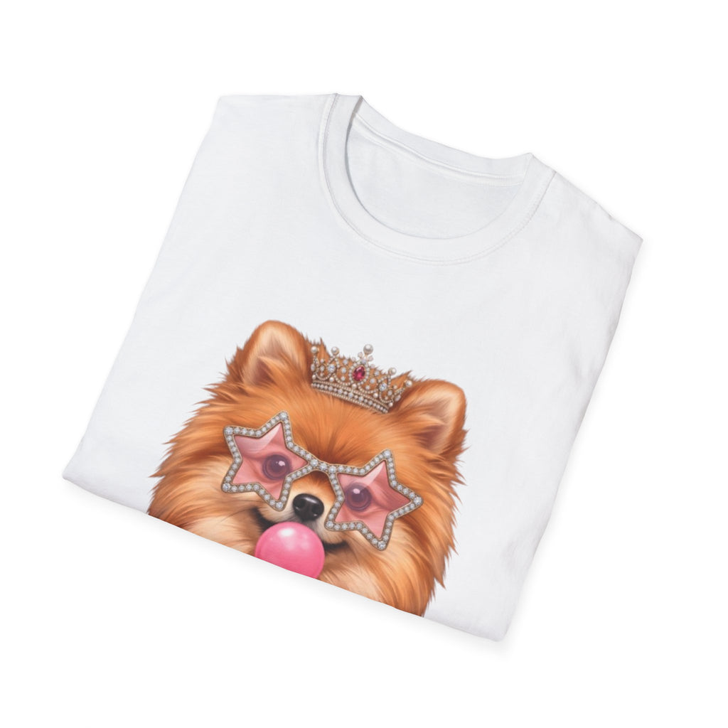 Sassy Pomeranian T-Shirt — Bubblegum Pom Dog Mom Tee | FurEverLoved