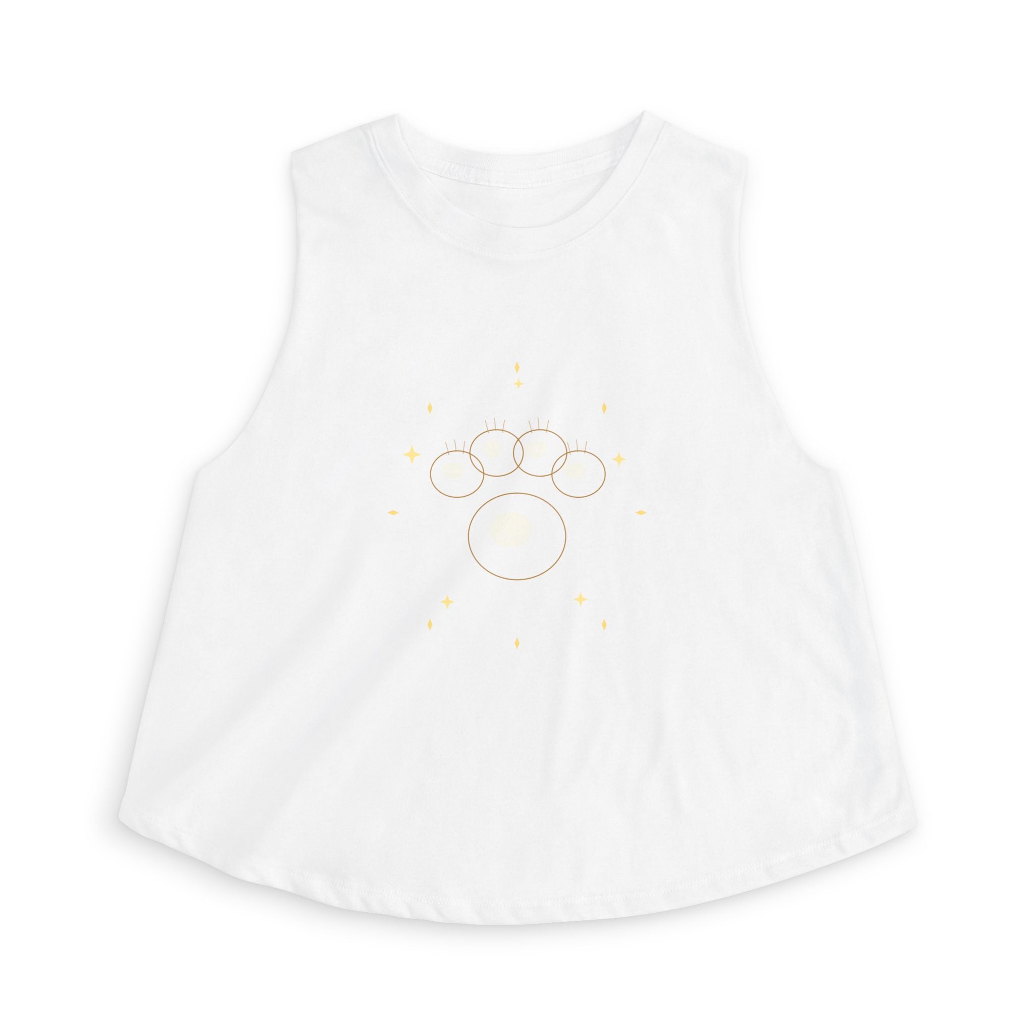 Golden Paw Celestial Crop Top | FurEverLoved
