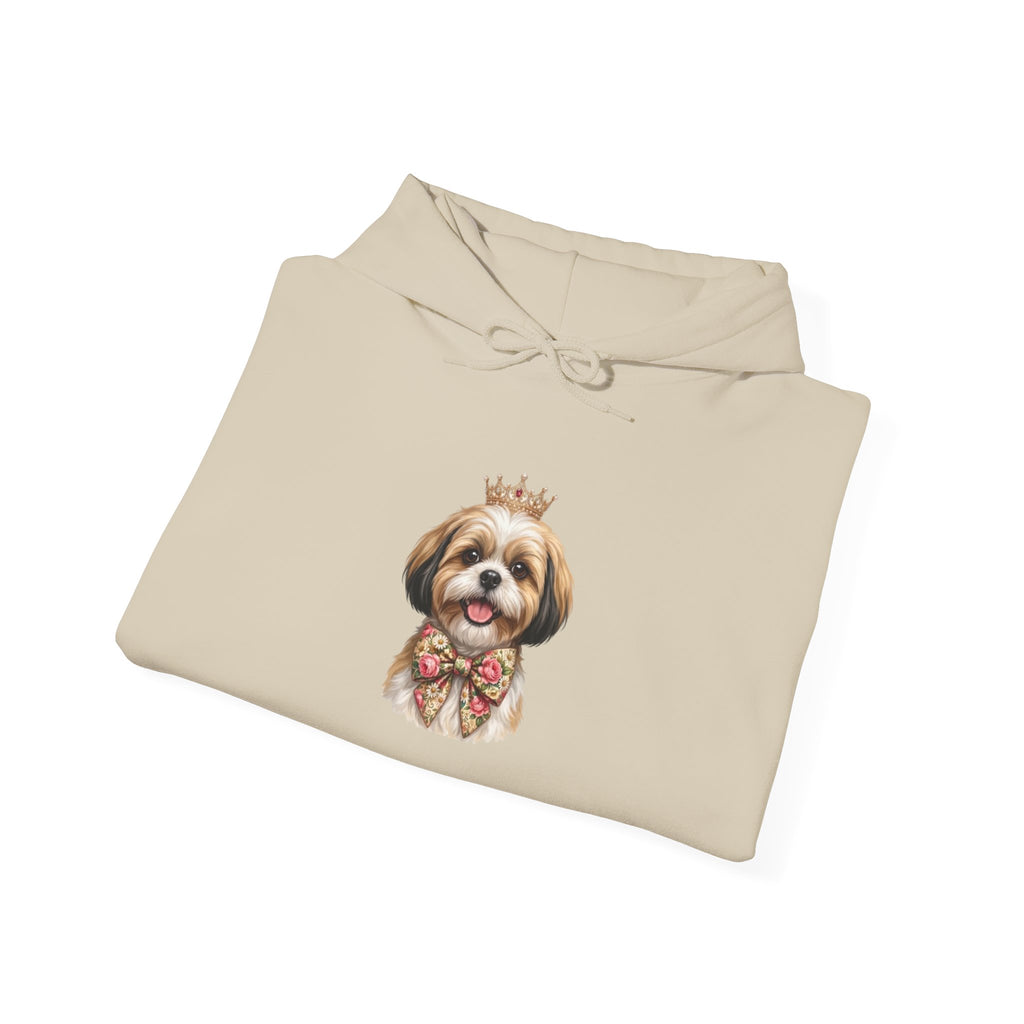 Shih Tzu Queen Hoodie — Crown Dog Mom Sweatshirt | FurEverLoved