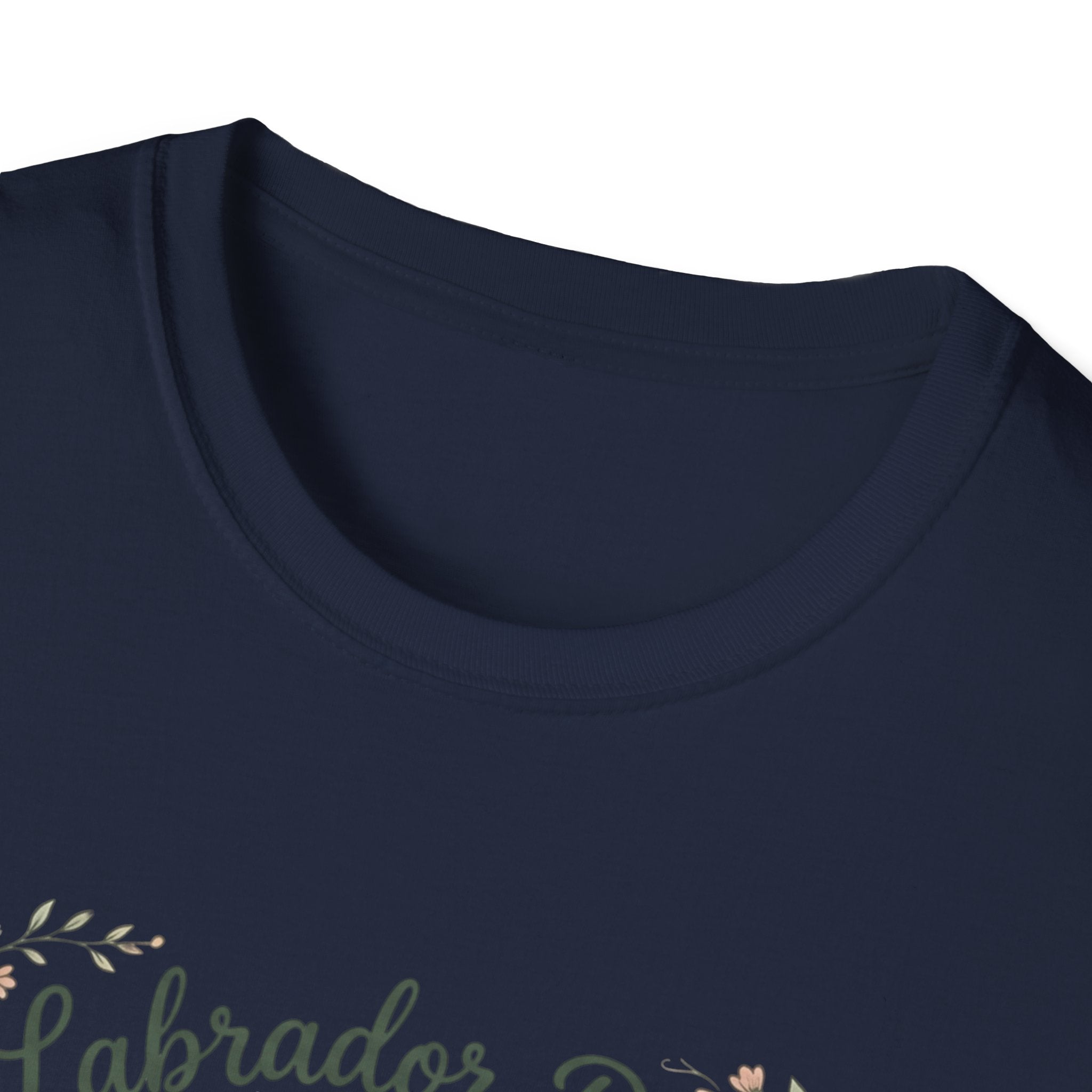 Labrador Dad T-Shirt — My Therapist Has Four Legs | Cottagecore Botanical Lab Tee
