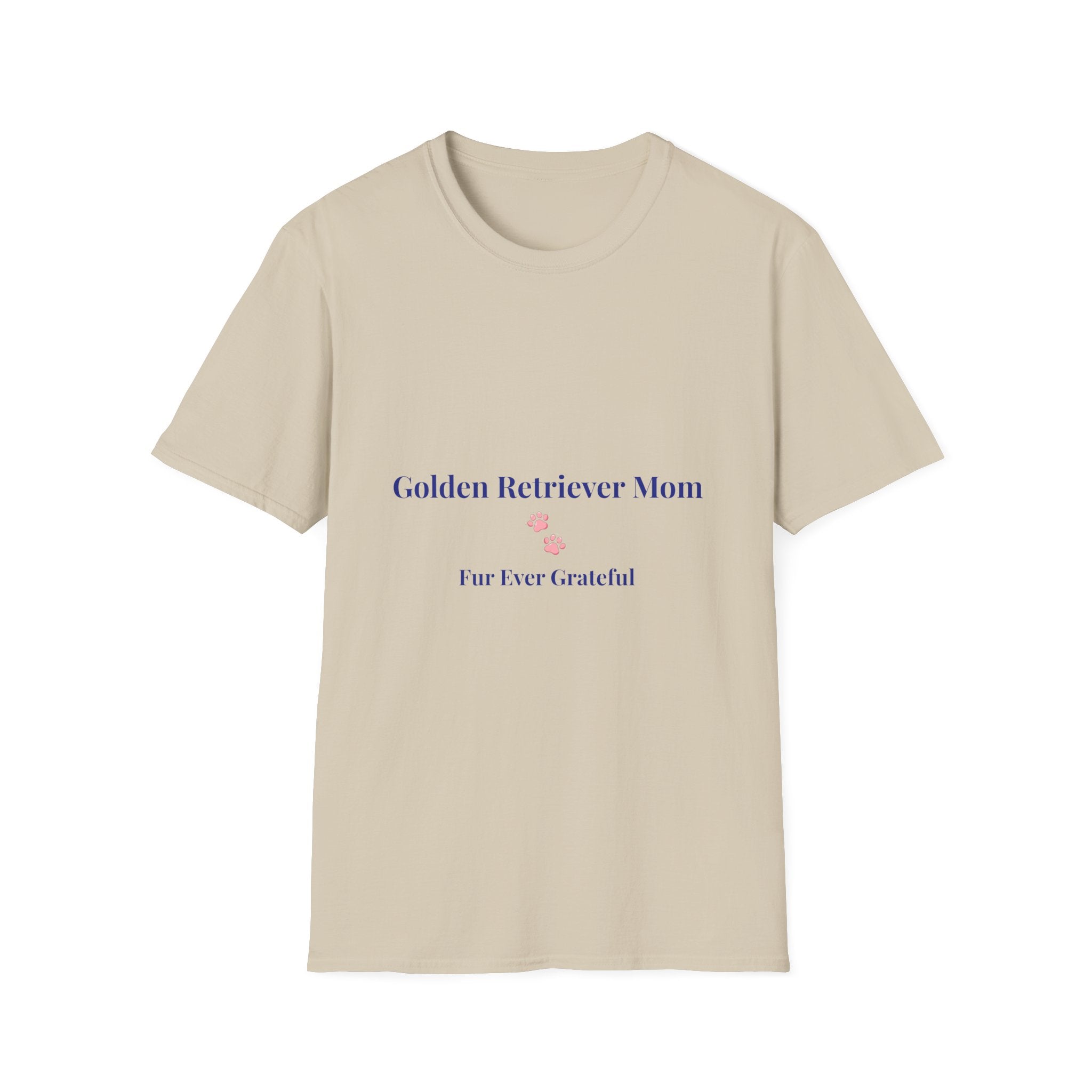 Golden Retriever Mom T-Shirt — Fur Ever Grateful Gift for Dog Lovers Women